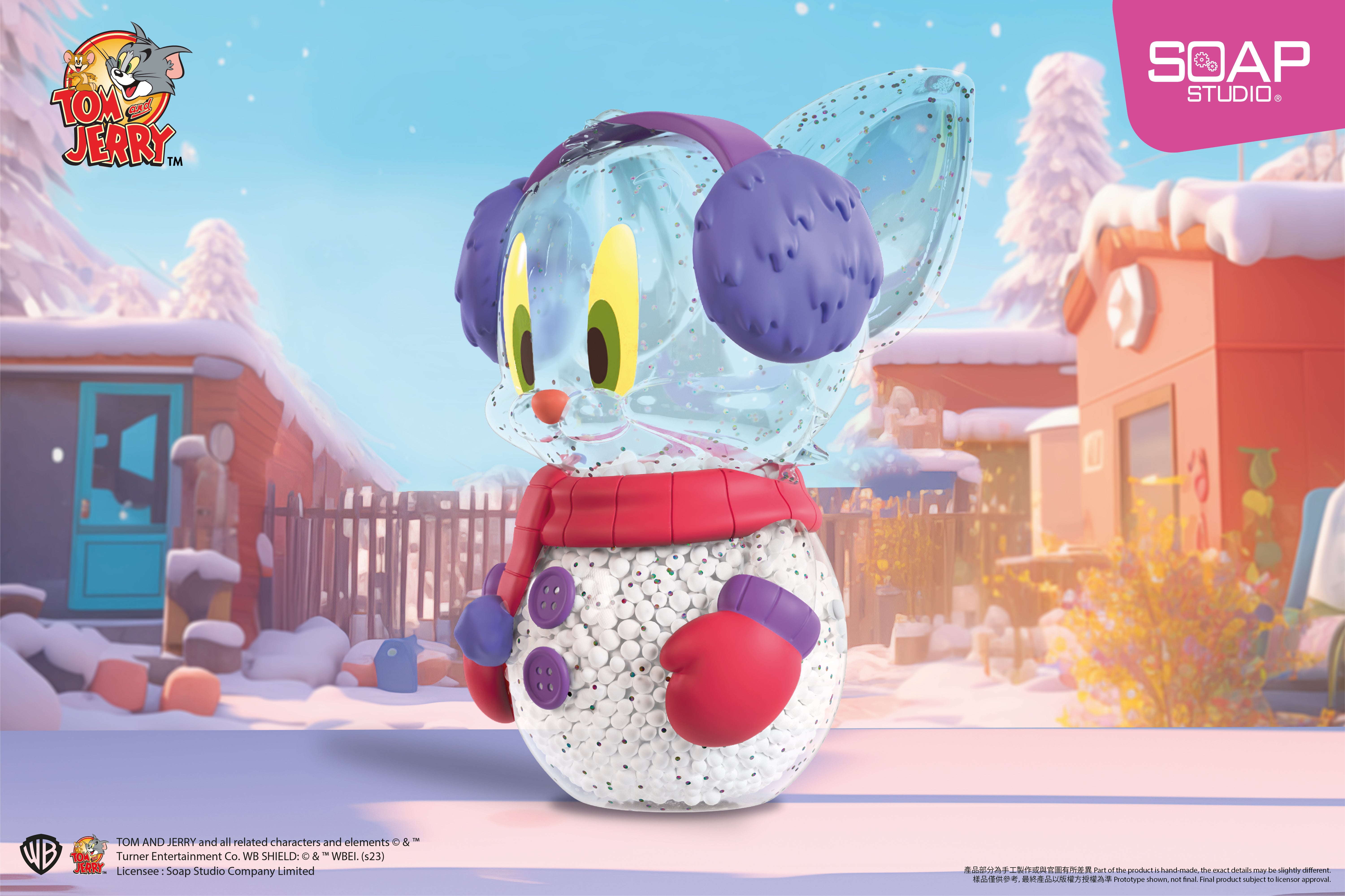 Beast Kingdom Soap Studio CA434 Tom and Jerry - Snowman Tom Blop Blop Figure