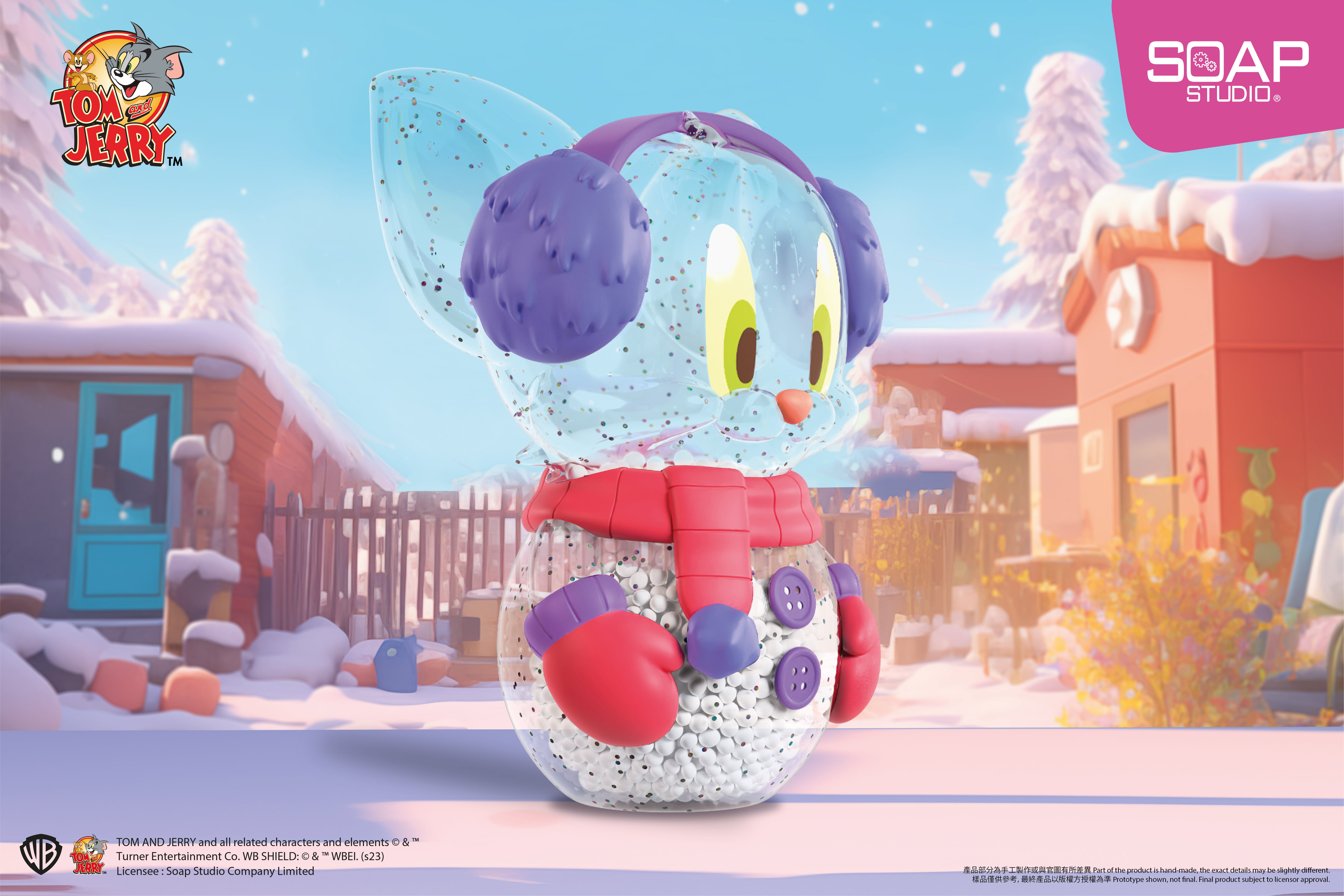 Beast Kingdom Soap Studio CA434 Tom and Jerry - Snowman Tom Blop Blop Figure