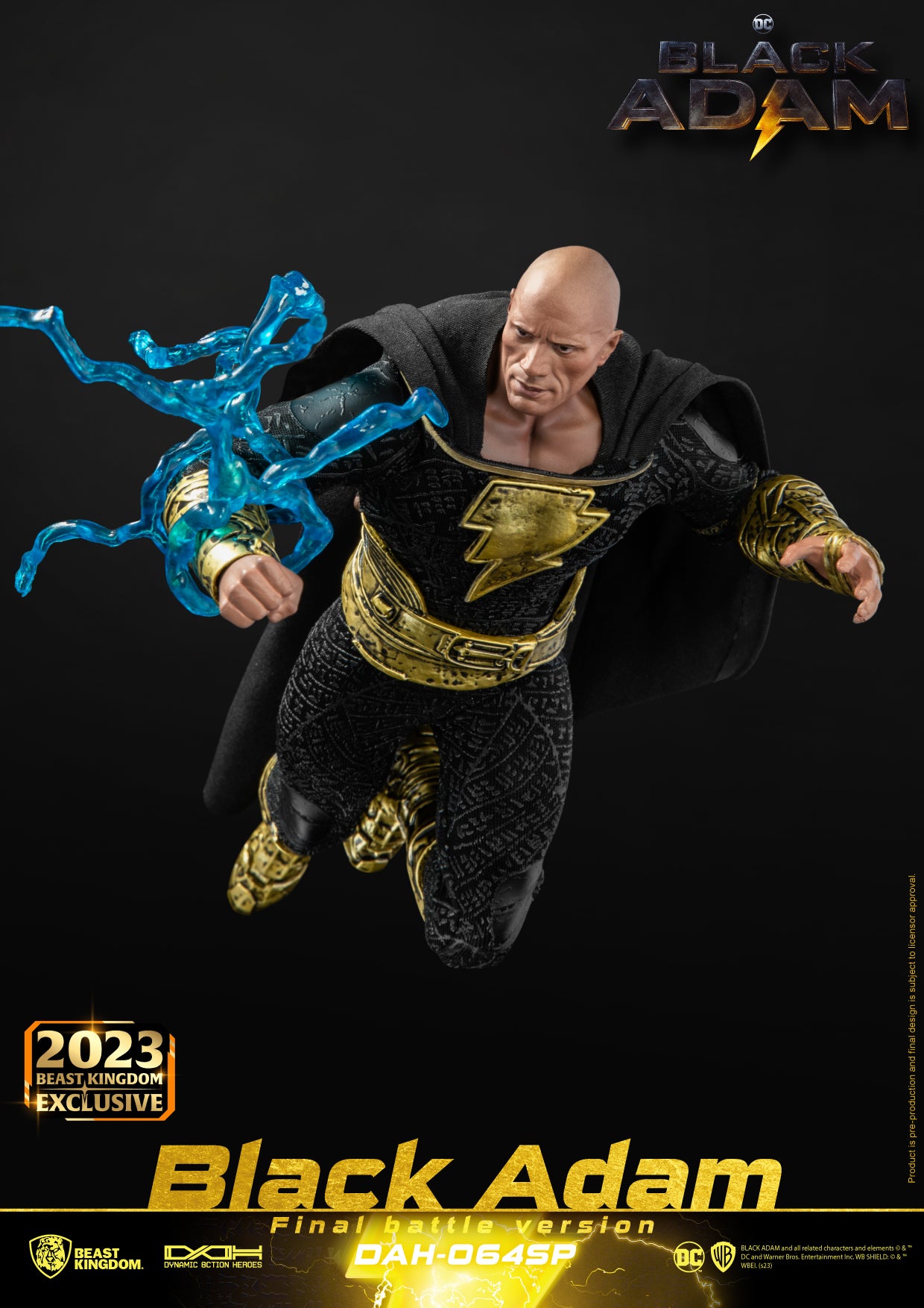Beast Kingdom DAH-064SP Black Adam (Final battle version) Dynamic 8ction Heroes