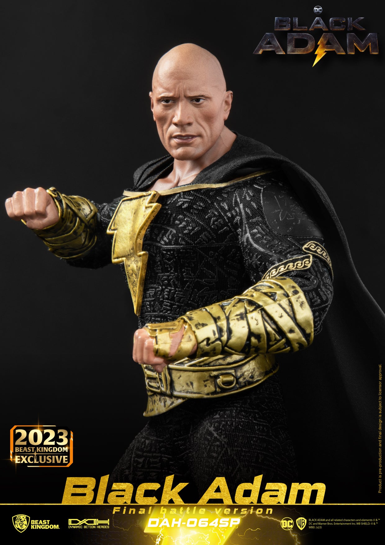 Beast Kingdom DAH-064SP Black Adam (Final battle version) Dynamic 8ction Heroes