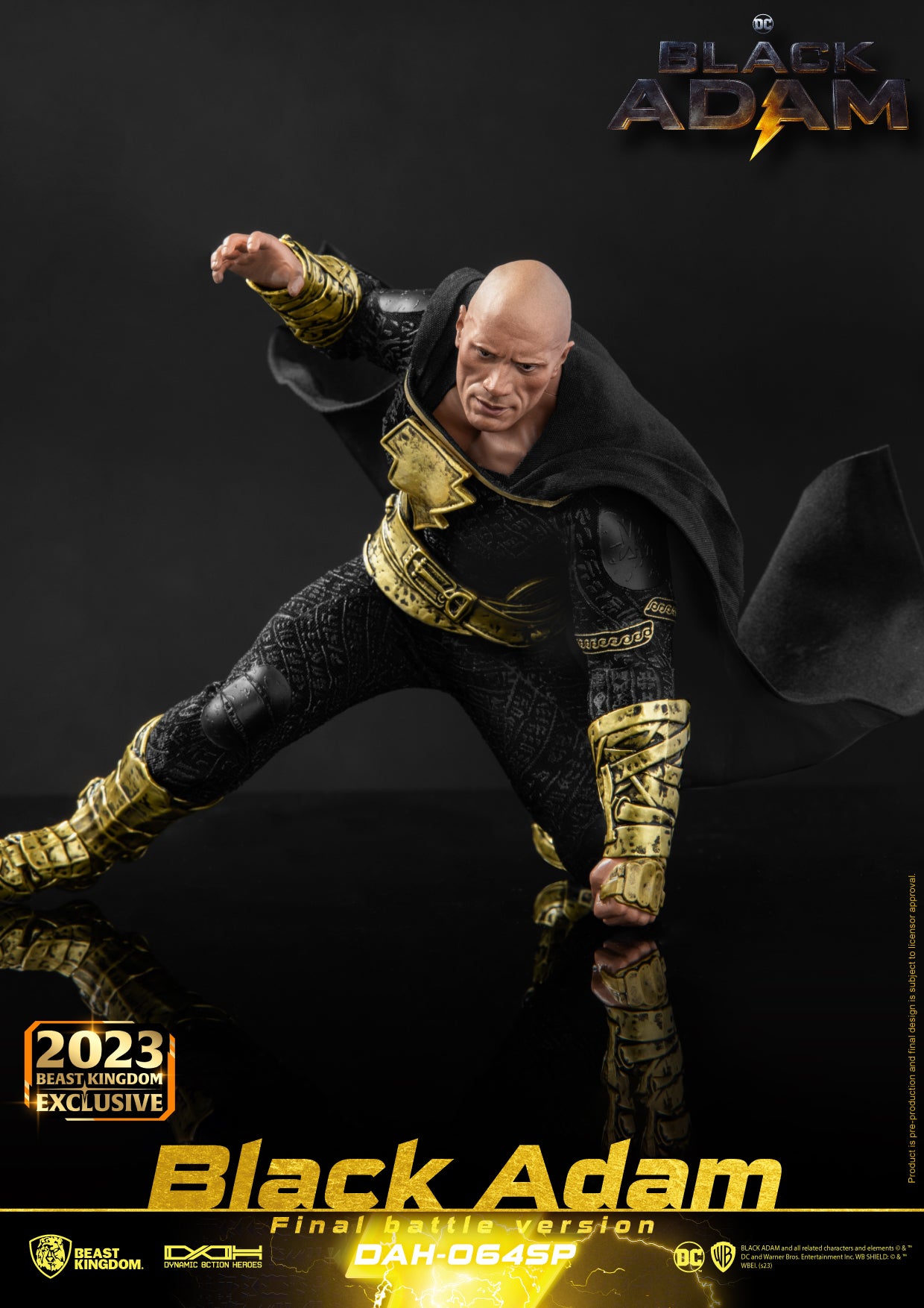Beast Kingdom DAH-064SP Black Adam (Final battle version) Dynamic 8ction Heroes