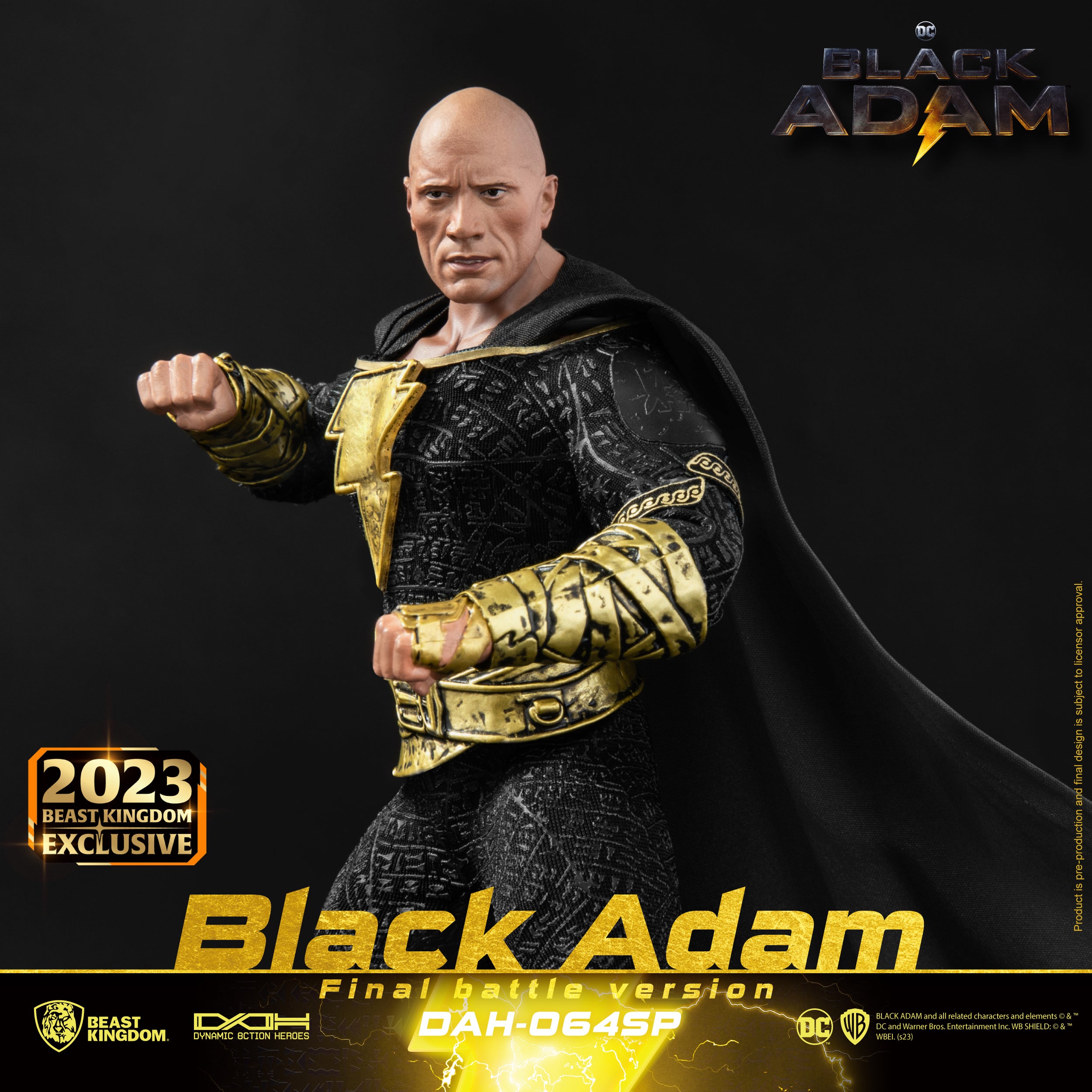 Beast Kingdom DAH-064SP Black Adam (Final battle version) Dynamic 8ction Heroes