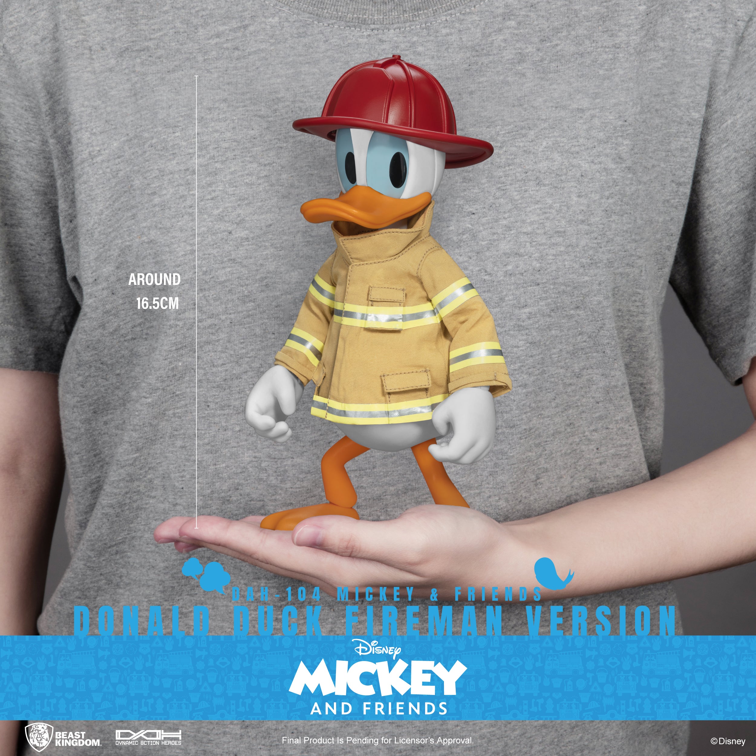 Beast Kingdom DAH-104 Mickey & Friends  Donald Duck Fireman version