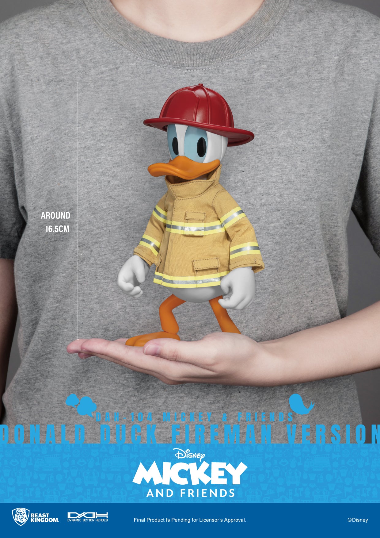 Beast Kingdom DAH-104 Mickey & Friends  Donald Duck Fireman version