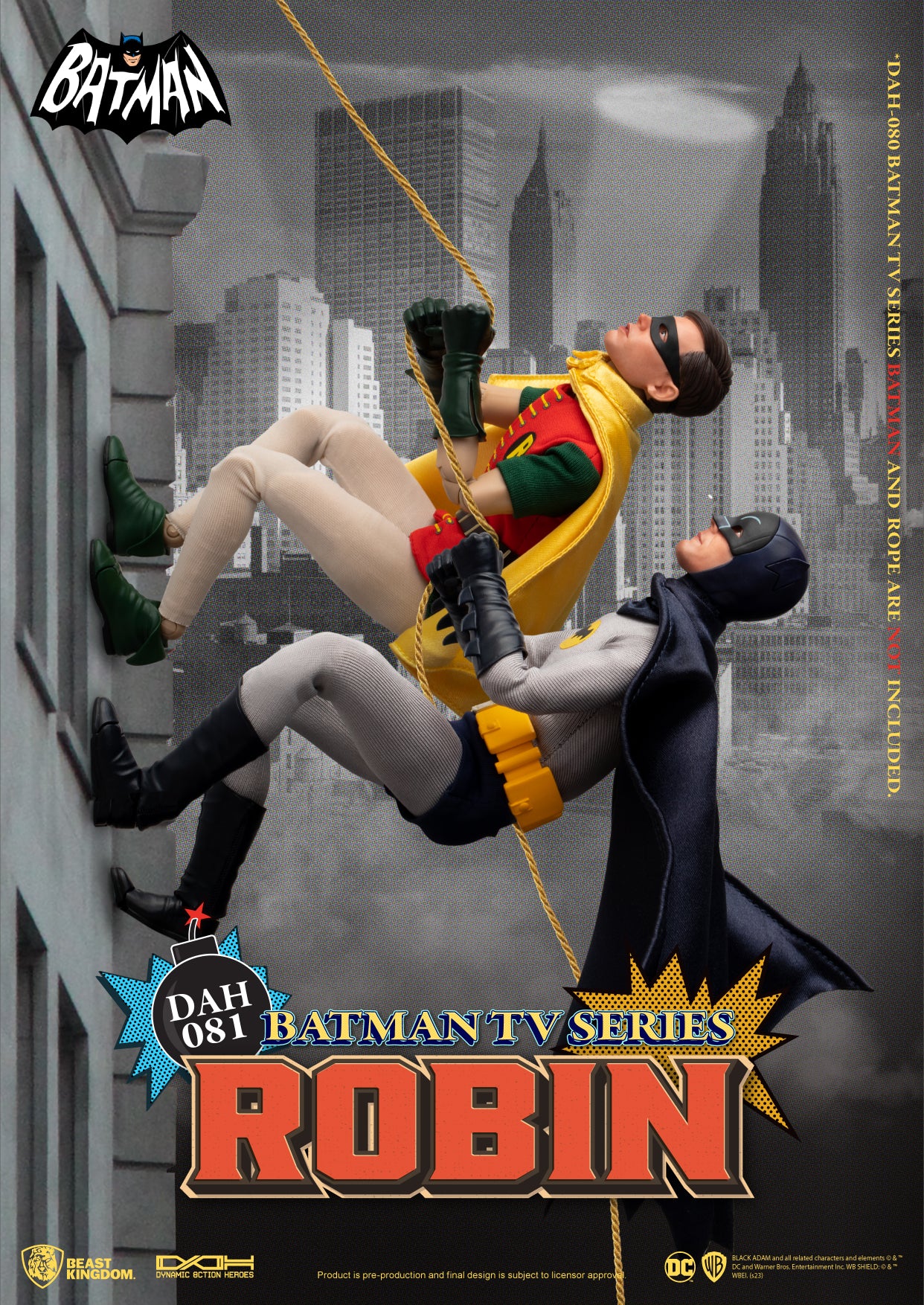 Beast Kingdom DAH-081 Batman TV Series Robin Dynamic 8ction Heroes