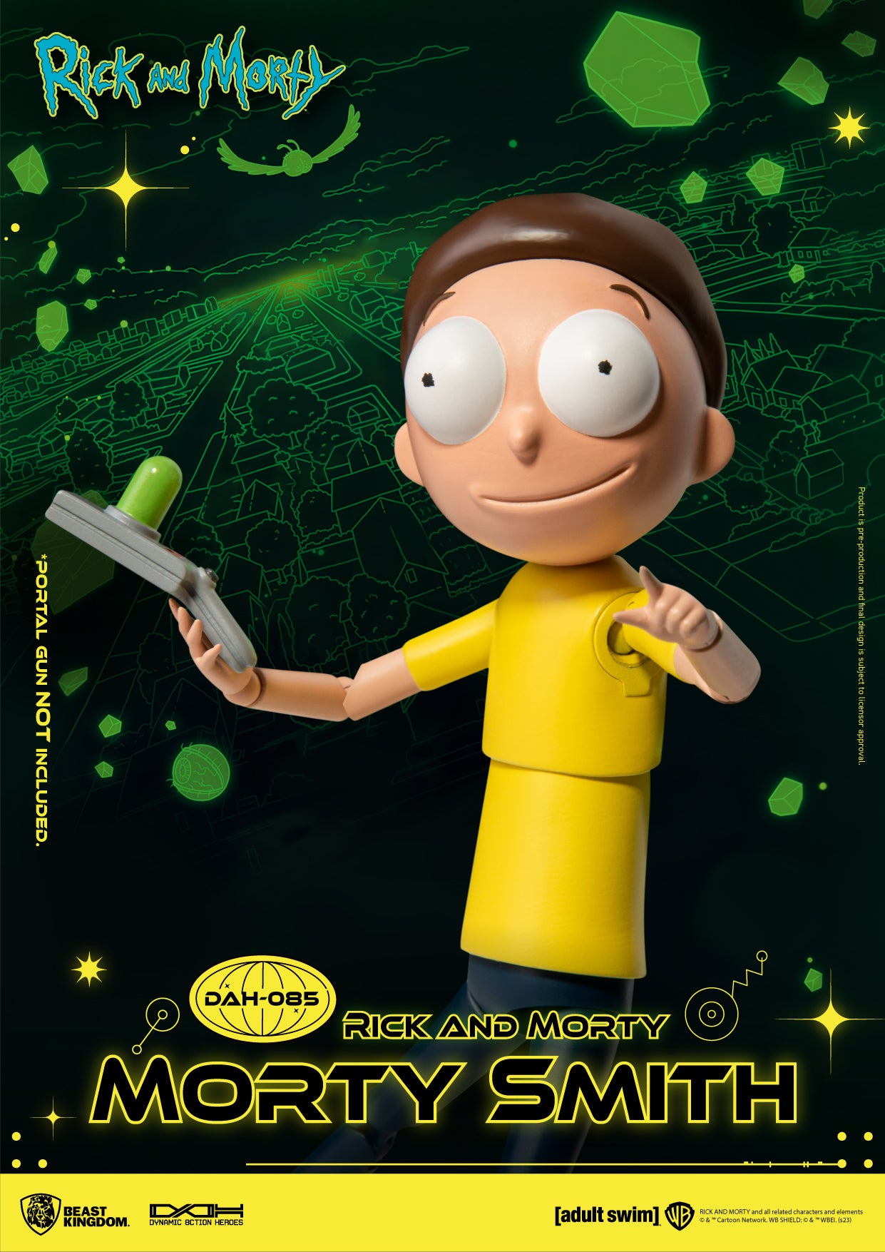 Beast Kingdom DAH-085 Rick and Morty Series: Morty Smith Dynamic 8ction Heroes