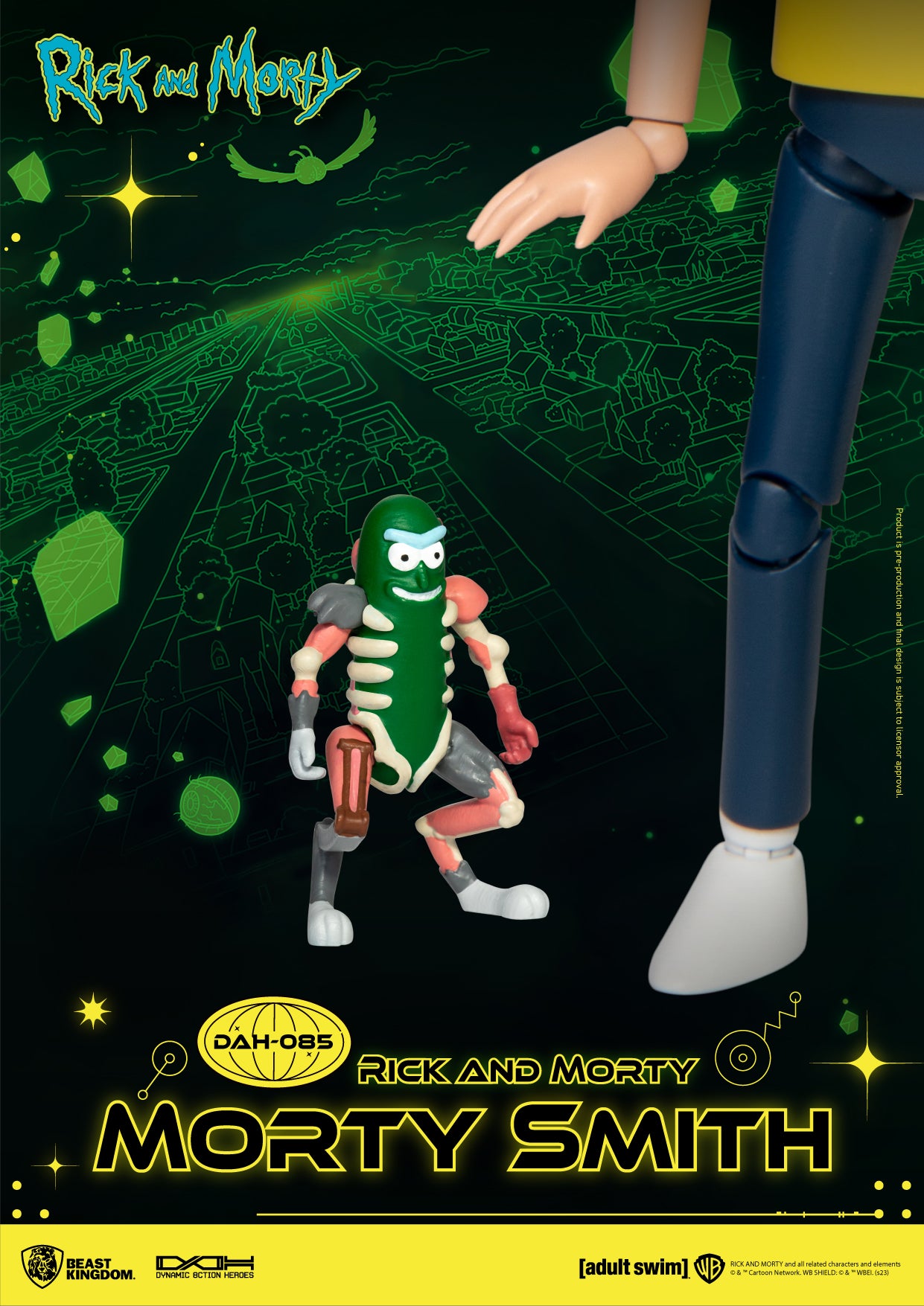Beast Kingdom DAH-085 Rick and Morty Series: Morty Smith Dynamic 8ction Heroes