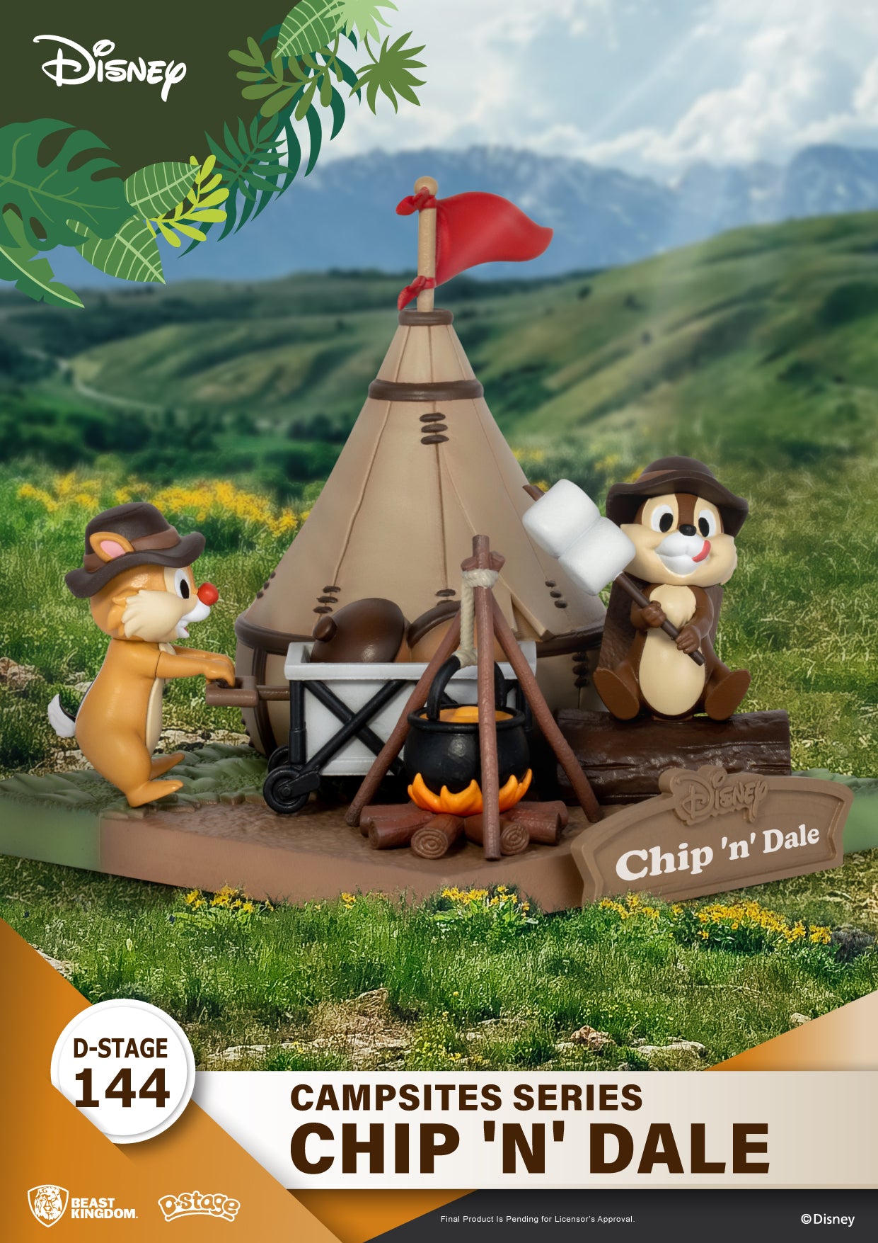 Beast Kingdom DS-144 Disney Campsites Series - Chip 'n' Dale Diorama Stage D-Stage Figure Statue