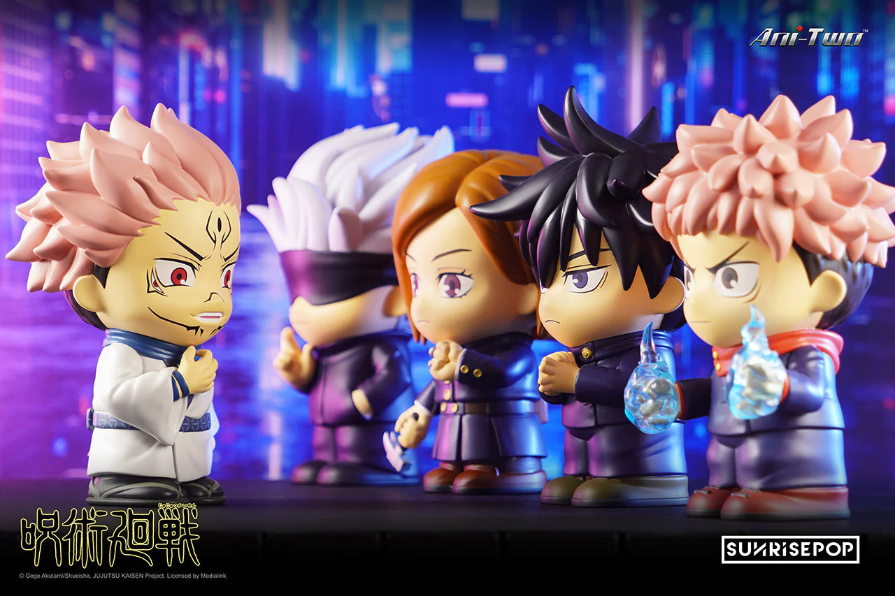 Sunrisepop Jujutsu Kaisen Yuji,Megumi,Satoru,Nobara,Sukuna Figural Bank