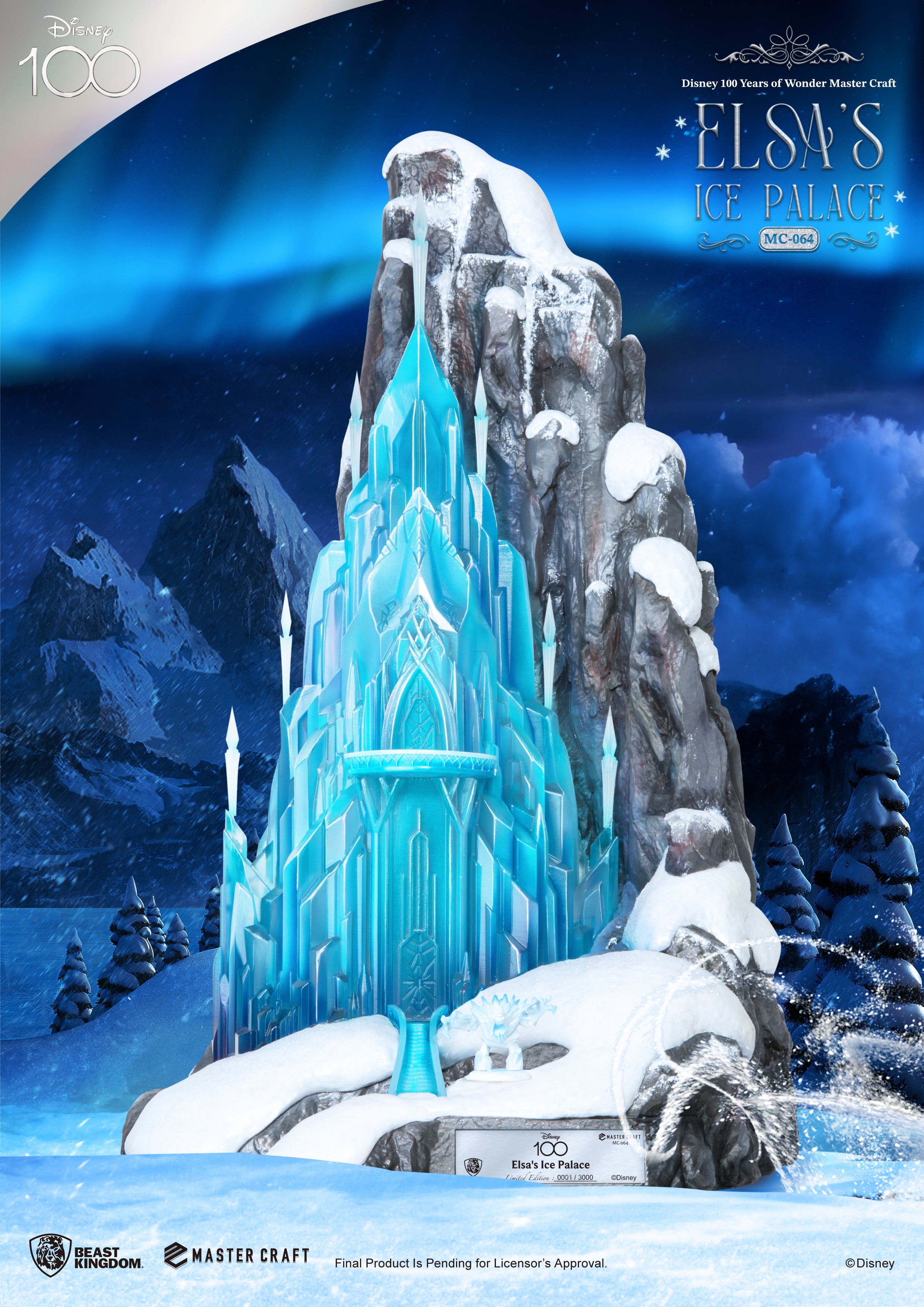 Beast Kingdom MC-064 Disney 100 Years of Wonder Master Craft Elsa's Ice Palace