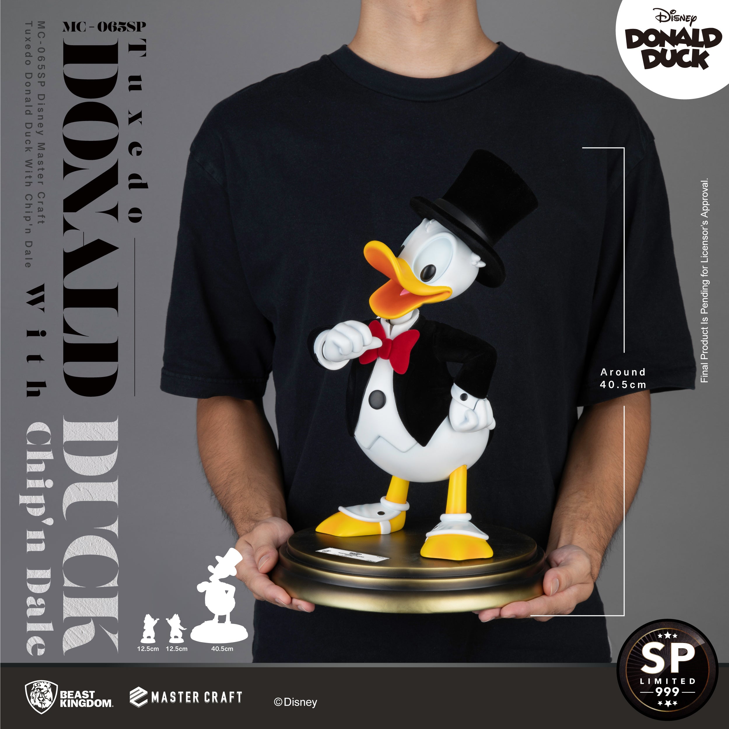 MC-065SP Disney Master Craft Tuxedo Donald Duck (With Chip'n Dale)