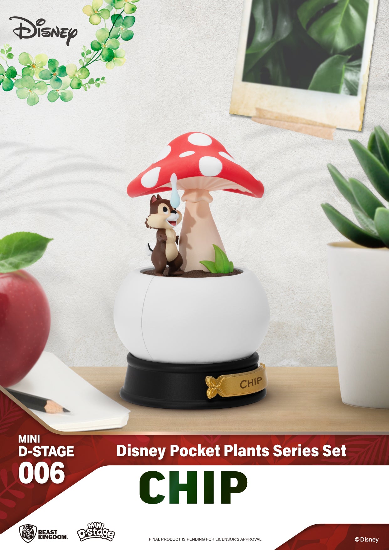 Beast Kingdom MDS-006-Disney Pocket Plants Series-Blind Box Set (6 PCS)