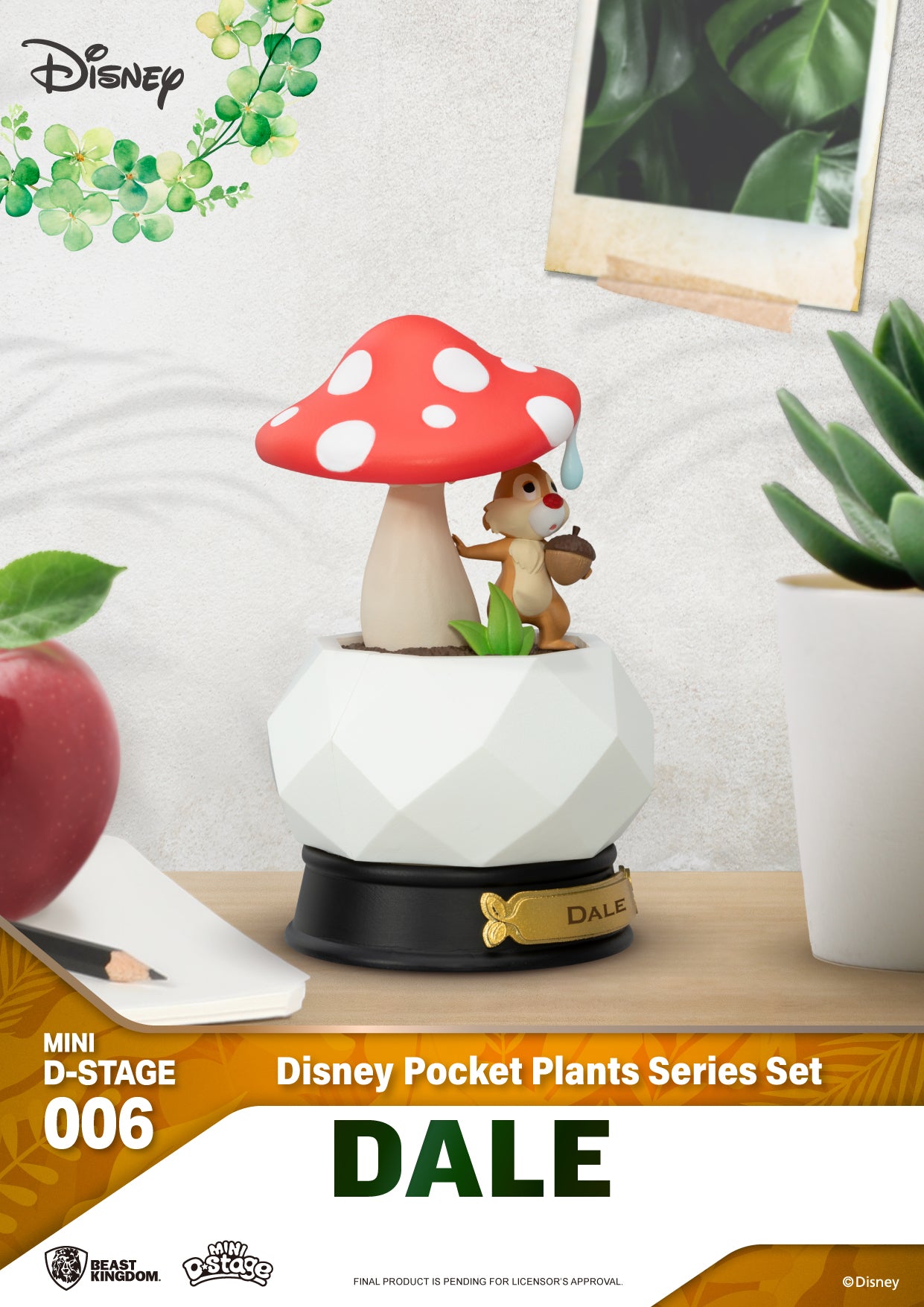 Beast Kingdom MDS-006-Disney Pocket Plants Series-Blind Box Set (6 PCS)