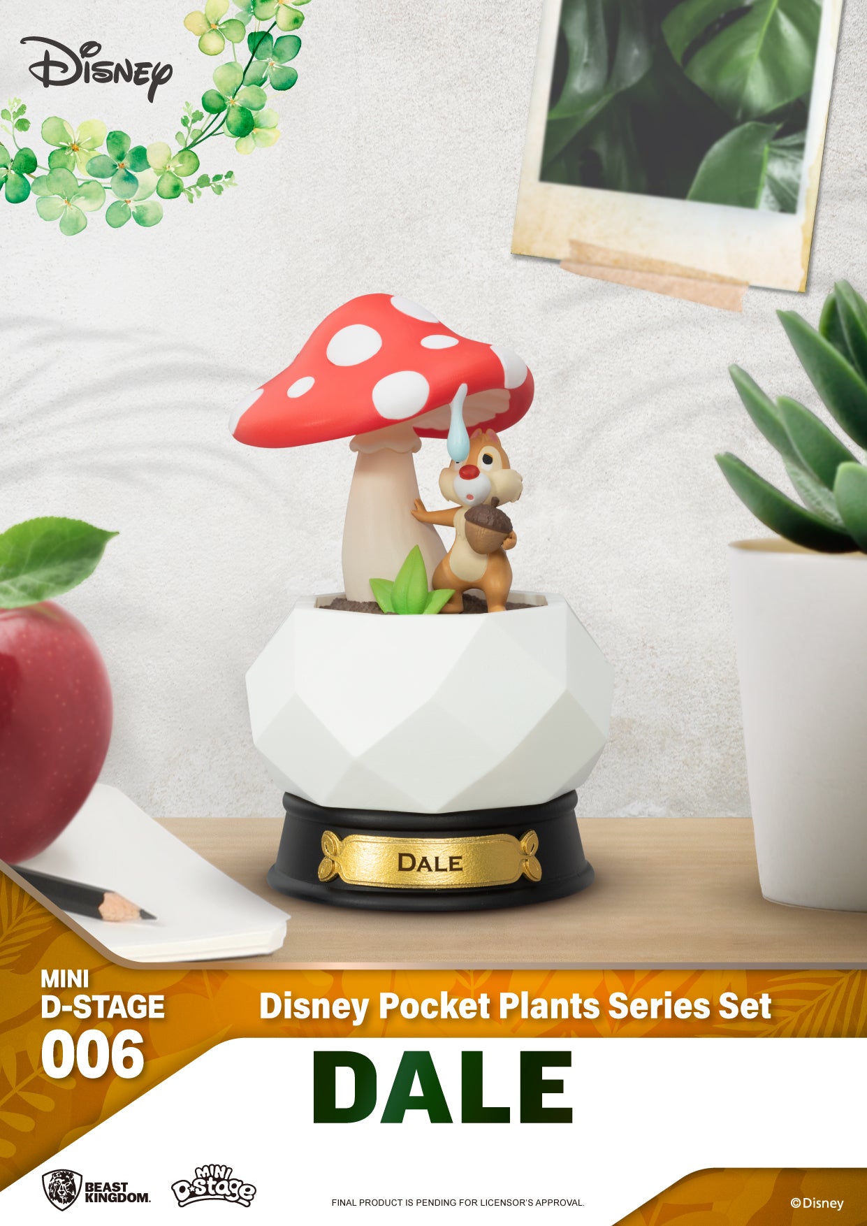 Beast Kingdom MDS-006-Disney Pocket Plants Series-Blind Box Set (6 PCS)