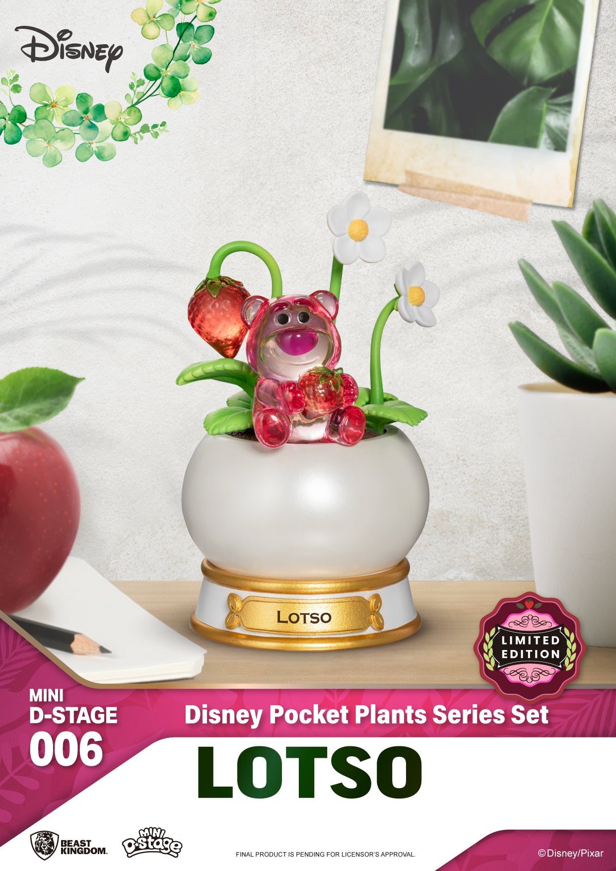 Beast Kingdom MDS-006-Disney Pocket Plants Series-Blind Box Set (6 PCS)