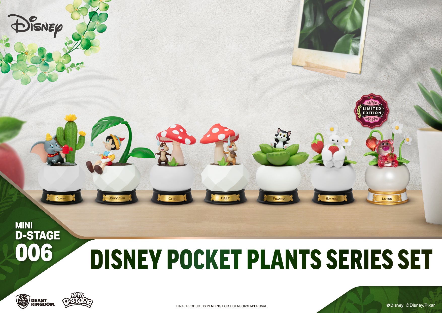 Beast Kingdom MDS-006-Disney Pocket Plants Series-Blind Box Set (6 PCS)
