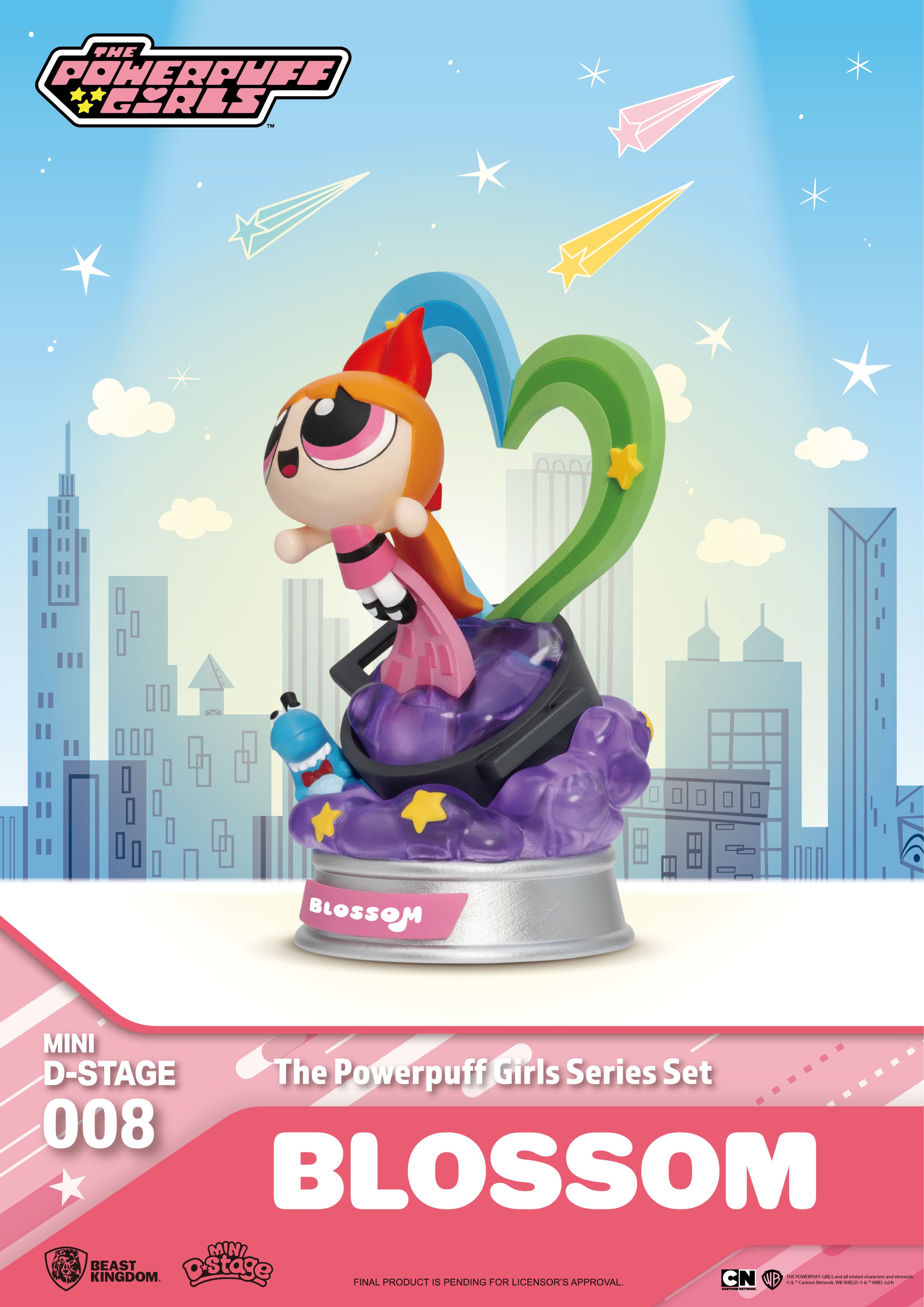 Beast Kingdom MDS-008-The Powerpuff Girls Series-Blind Box Set(6 PCS)