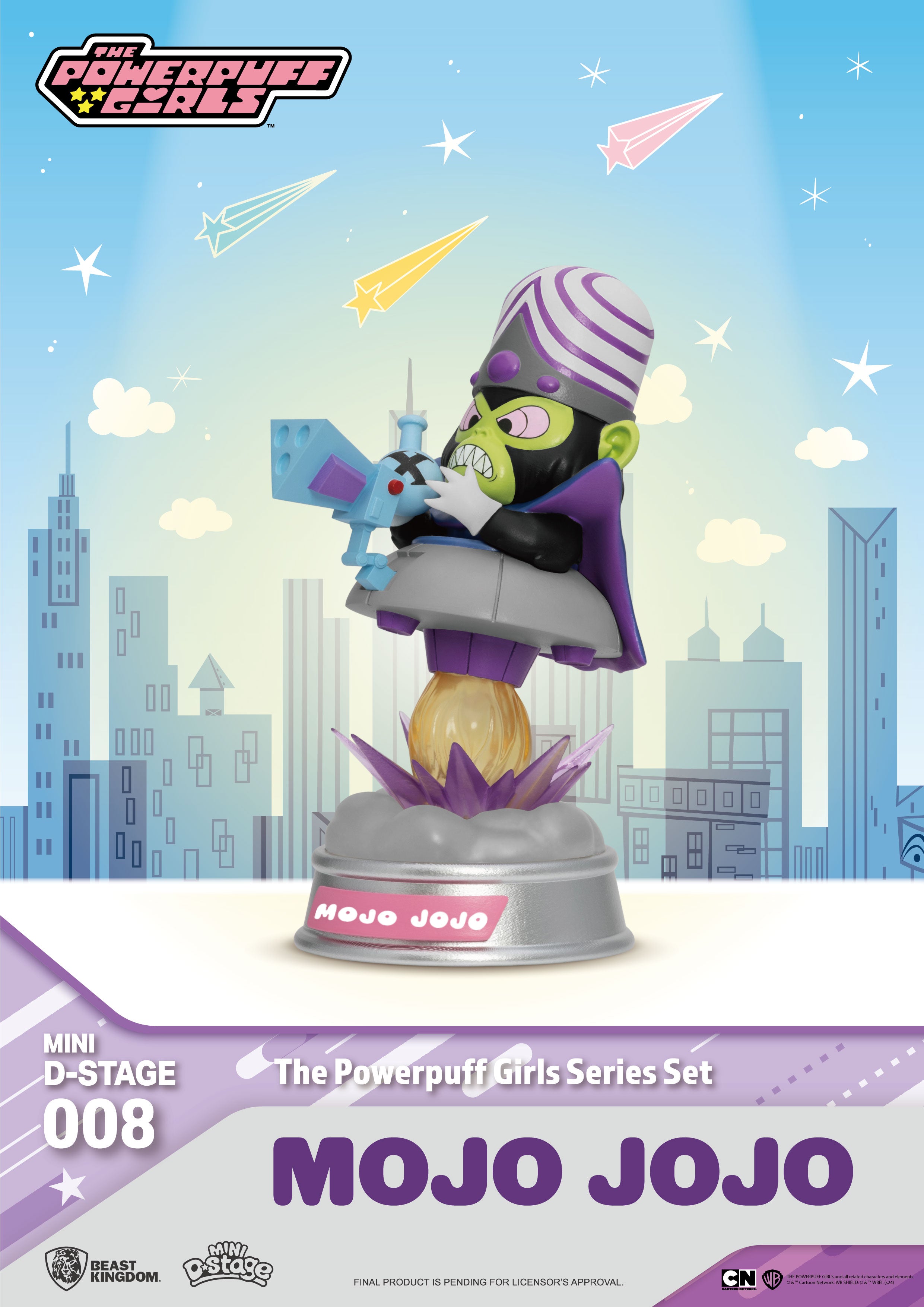 Beast Kingdom MDS-008-The Powerpuff Girls Series-Blind Box Set(6 PCS)