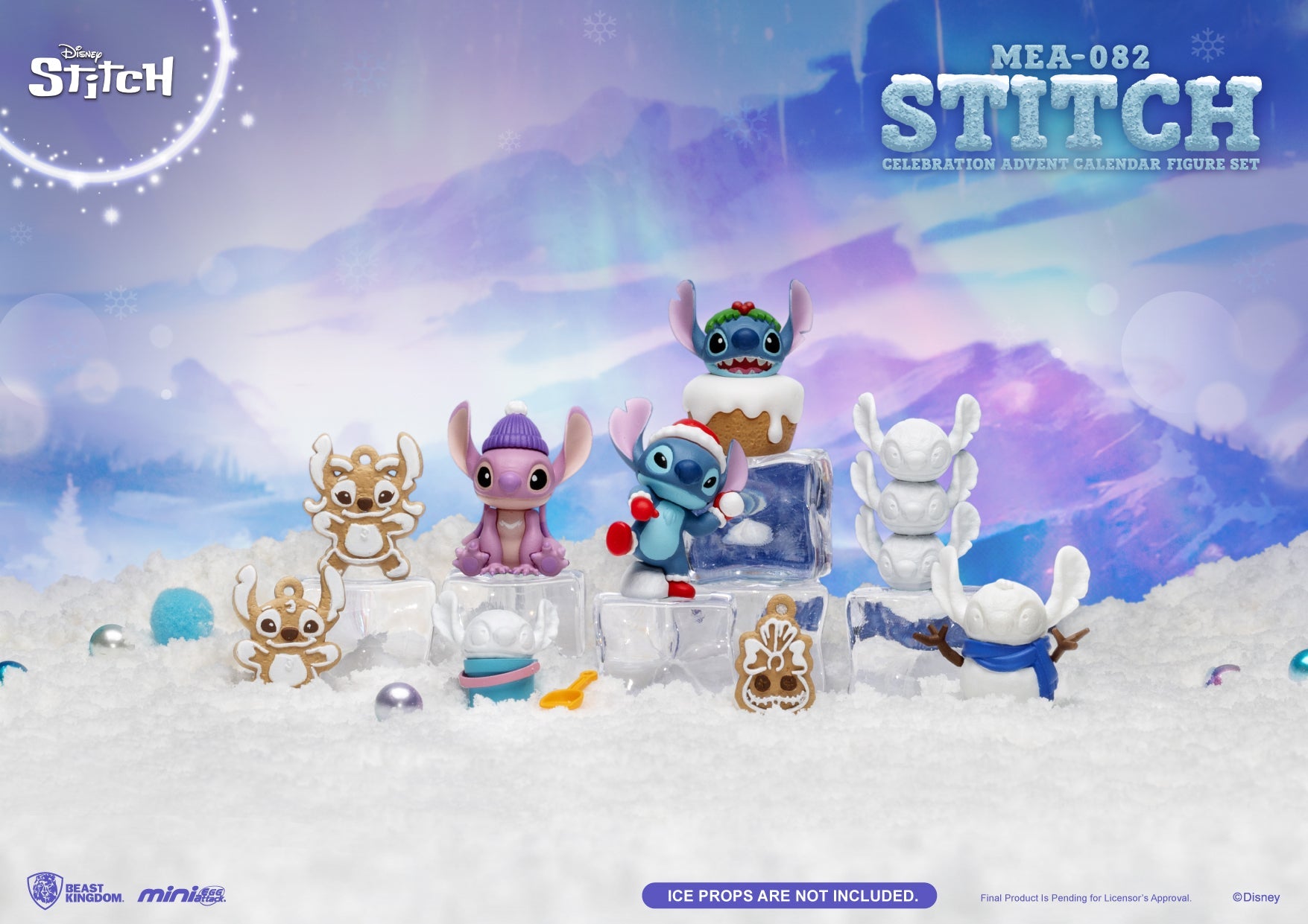 Beast Kingdom MEA-082 Stitch celebration Advent Calendar figure set (Cookie