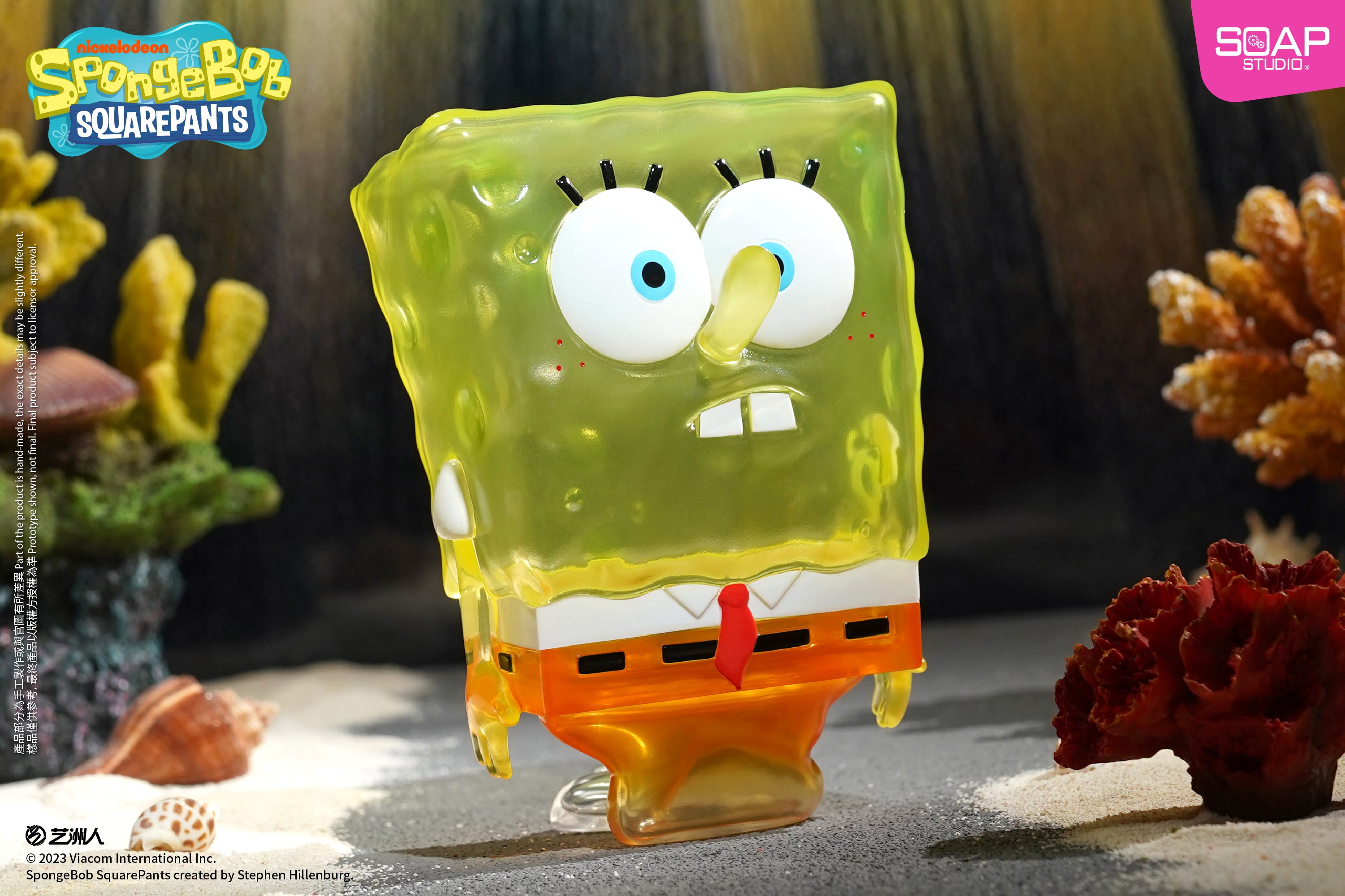 Soap Studio NS007T SpongeBob SquarePants - Cursed SpongeBob Figure (Translucent Ver.)