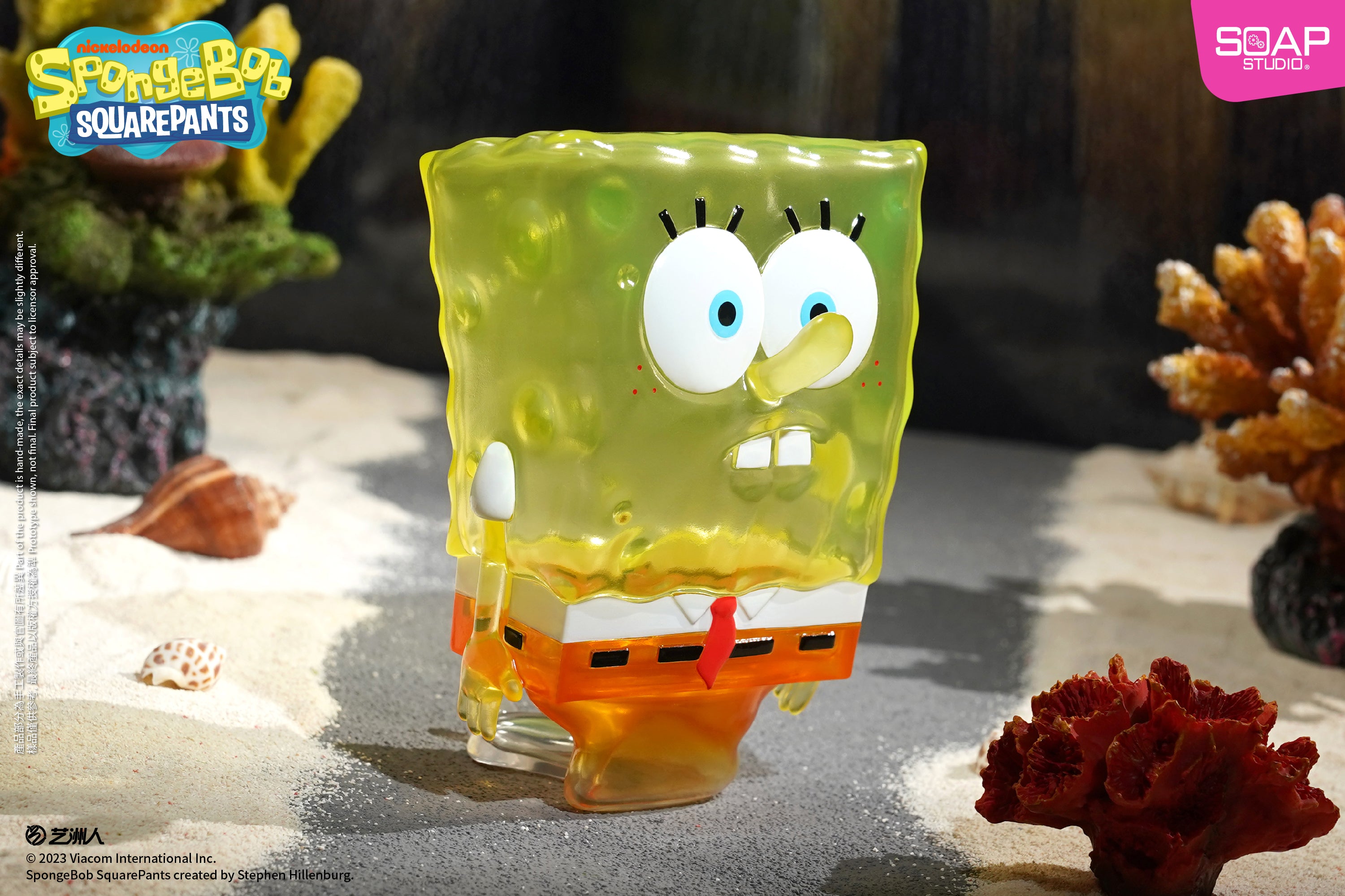 Soap Studio NS007T SpongeBob SquarePants - Cursed SpongeBob Figure (Translucent Ver.)