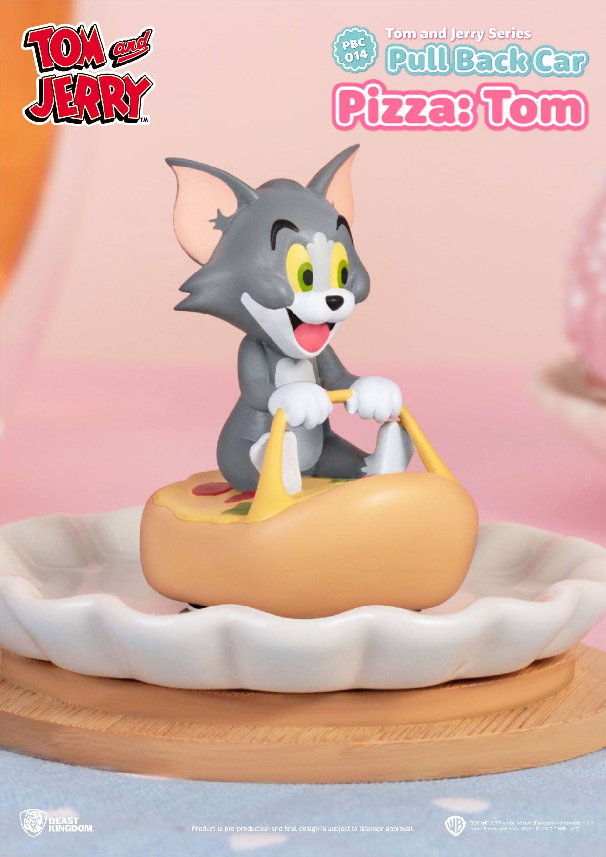 Beast Kingdom PBC-014 Tom and Jerry Series Pull Back Car Blind box Set(6pcs)