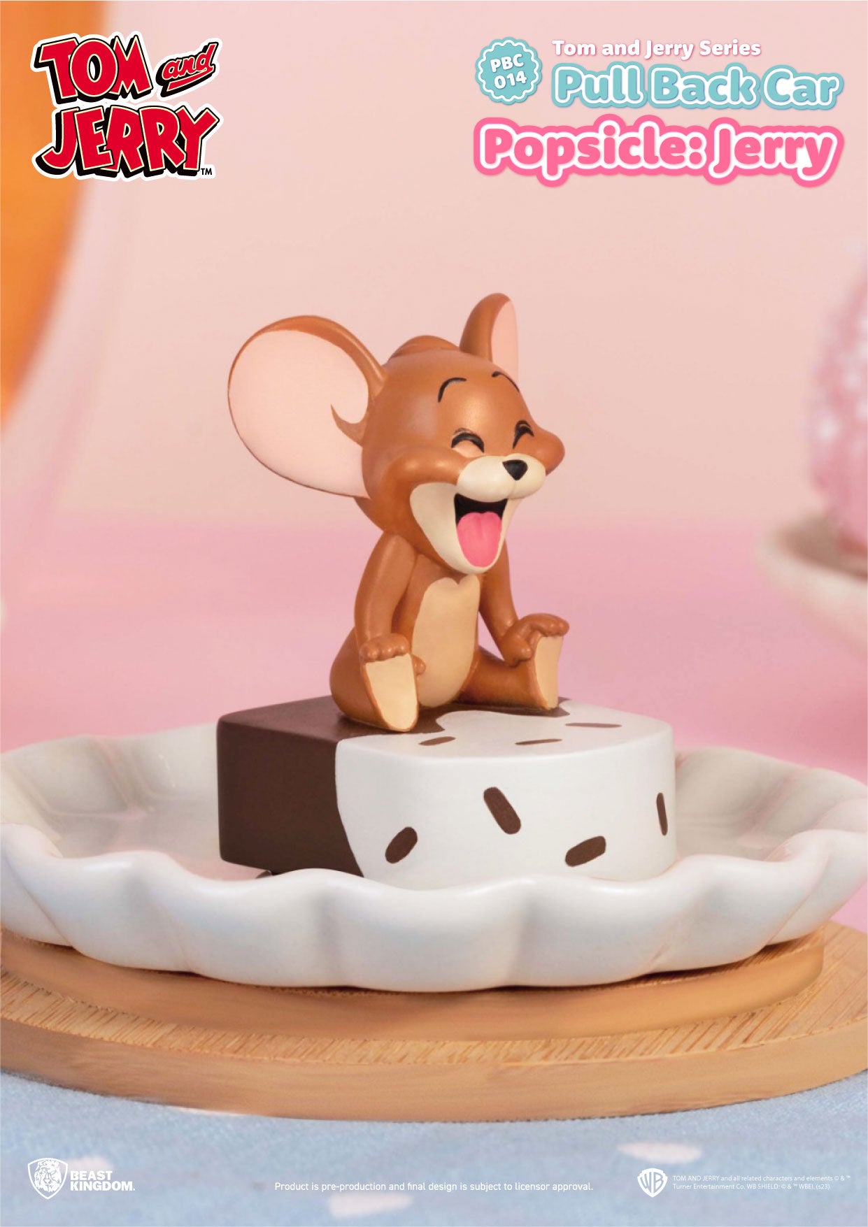 Beast Kingdom PBC-014 Tom and Jerry Series Pull Back Car Blind box Set(6pcs)