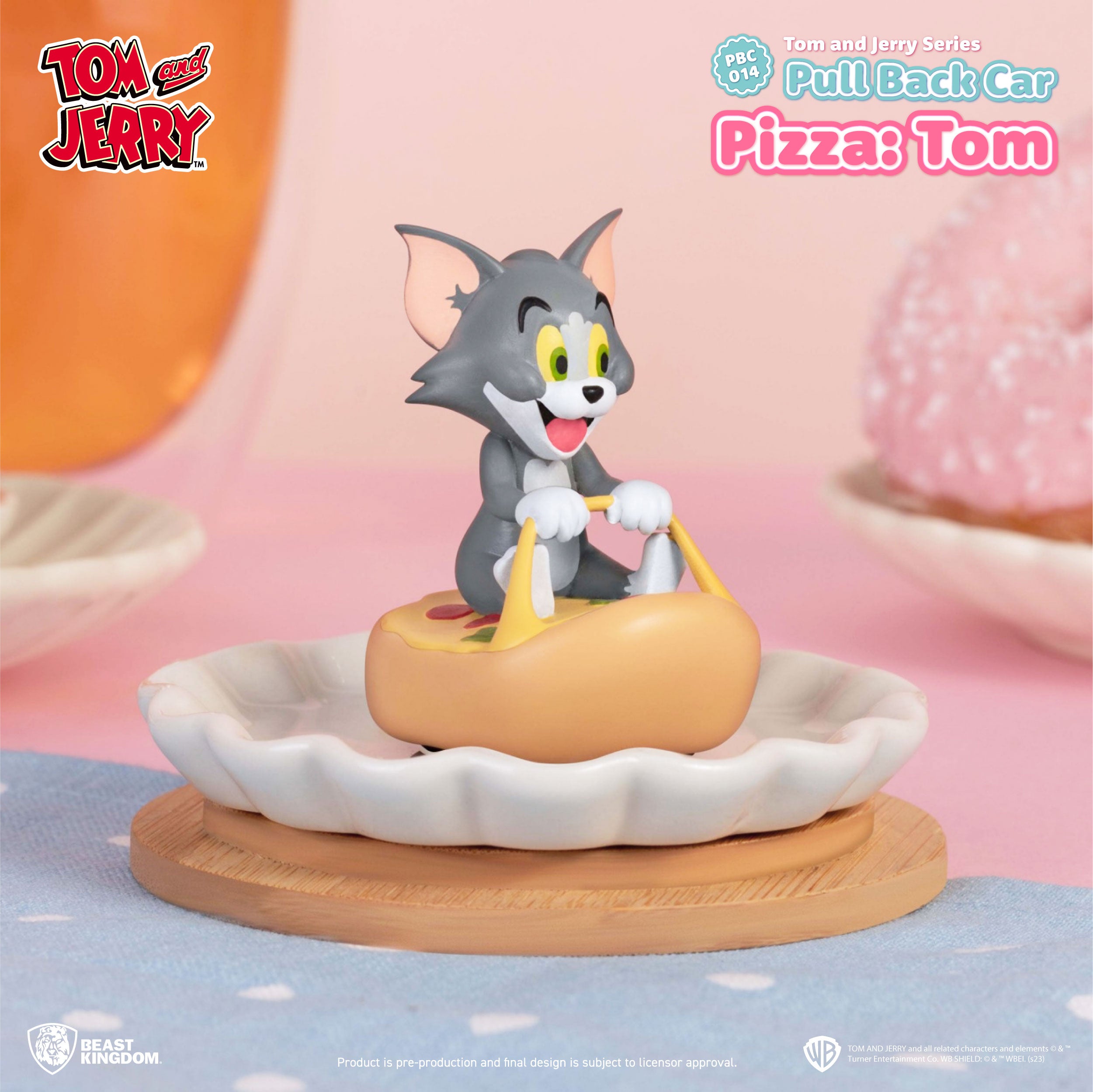 Beast Kingdom PBC-014 Tom and Jerry Series Pull Back Car Blind box Set(6pcs)