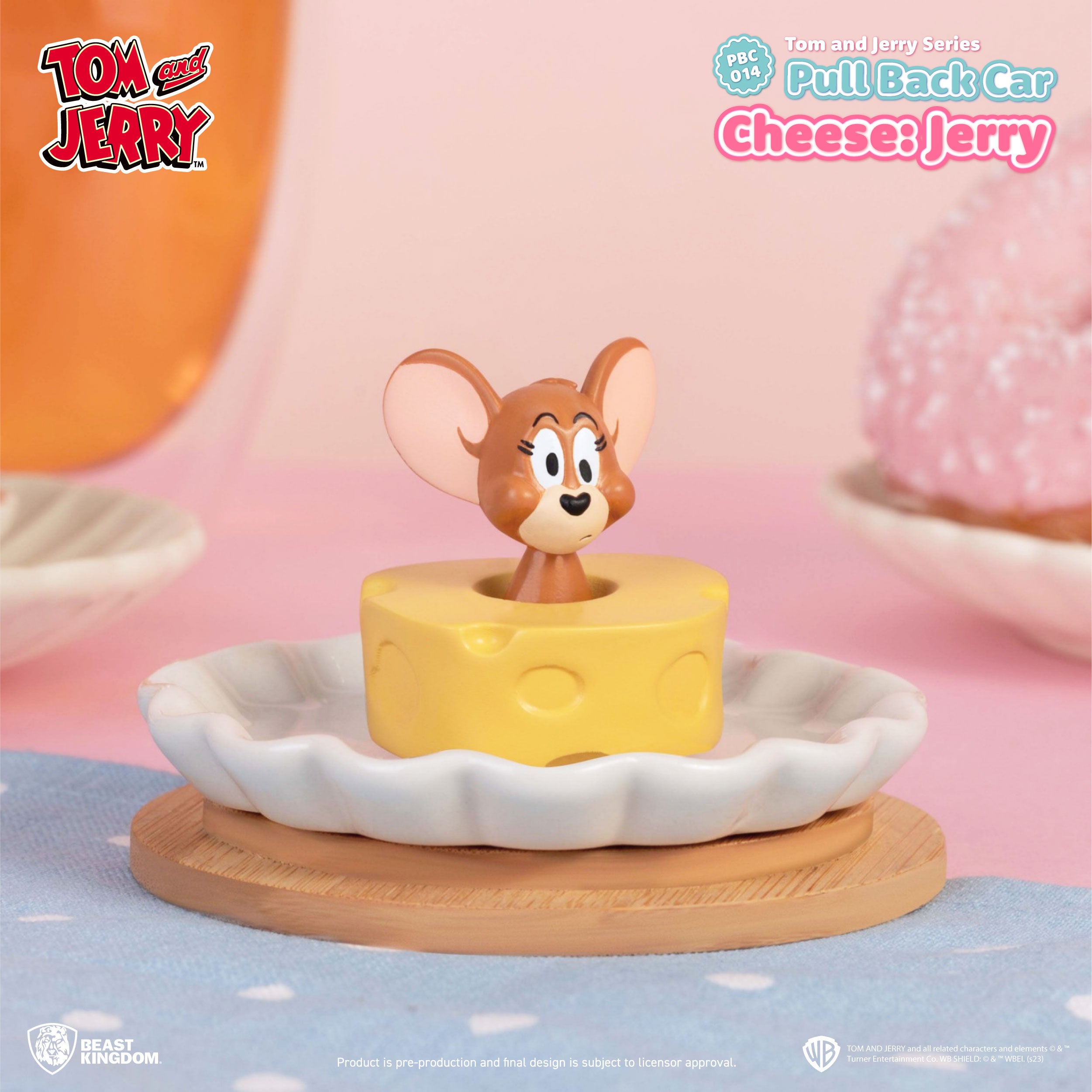 Beast Kingdom PBC-014 Tom and Jerry Series Pull Back Car Blind box Set(6pcs)