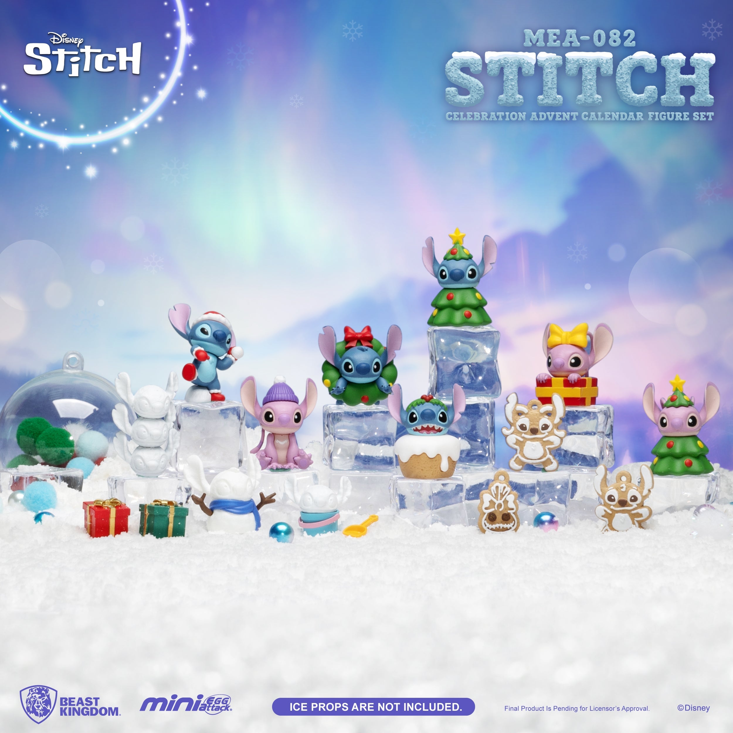 Beast Kingdom MEA-082 Stitch celebration Advent Calendar figure set (Cookie