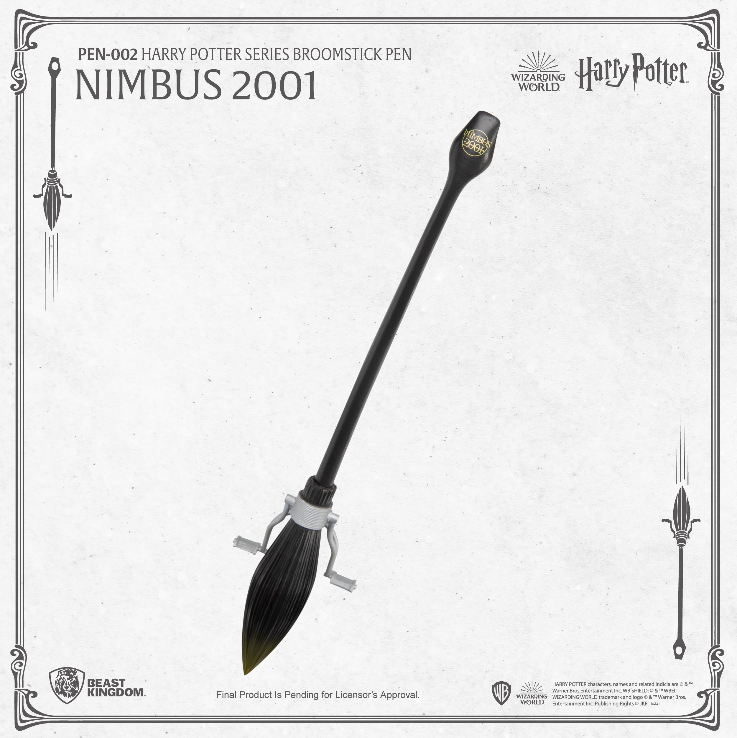Beast Kingdom PEN-002 WARNER BROS: Harry Potter Series Broomstick Pen Nimbus 2001