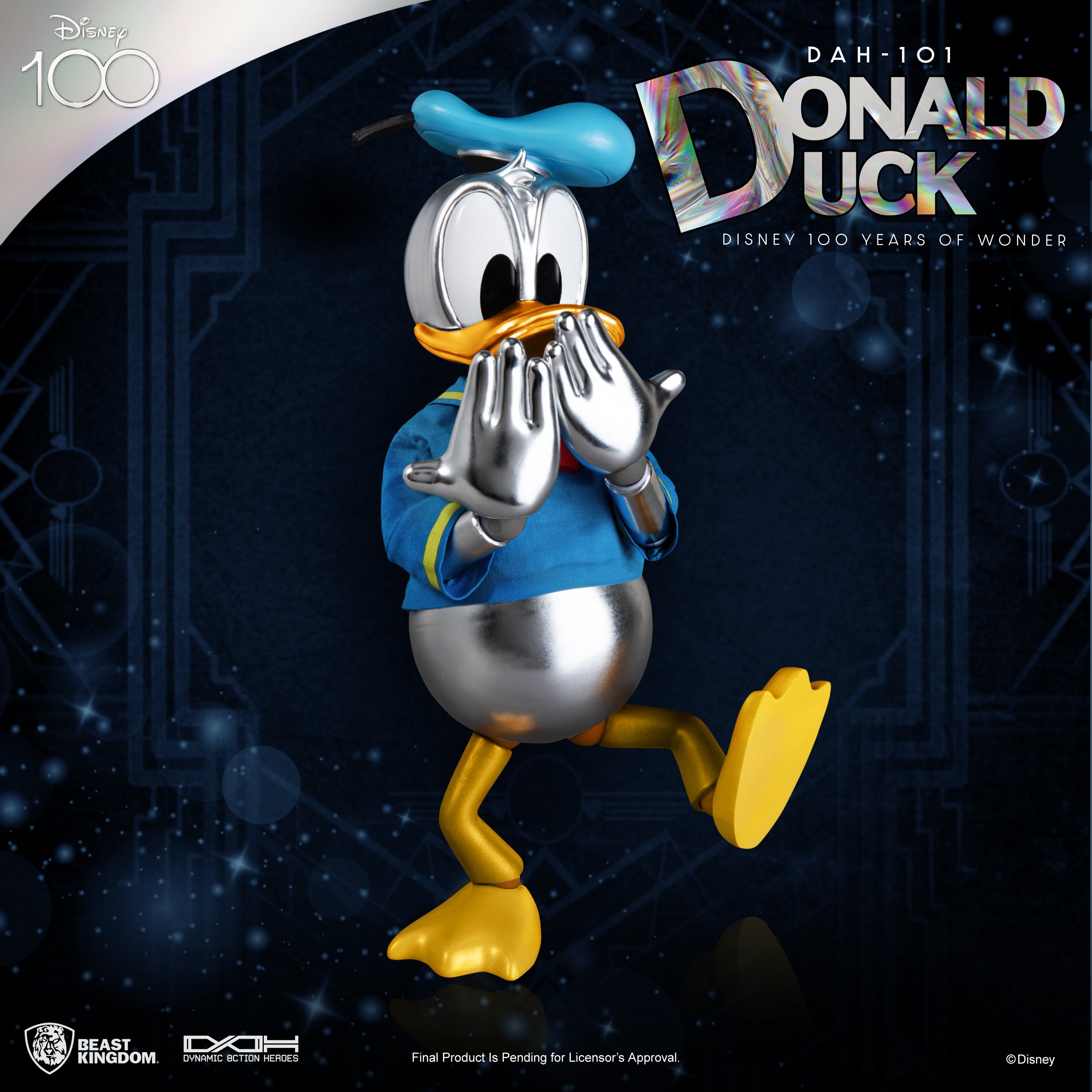 Beast Kingdom DAH-101 Donald Duck Disney 100 Years of Wonder  Dynamic 8ction Heroes
