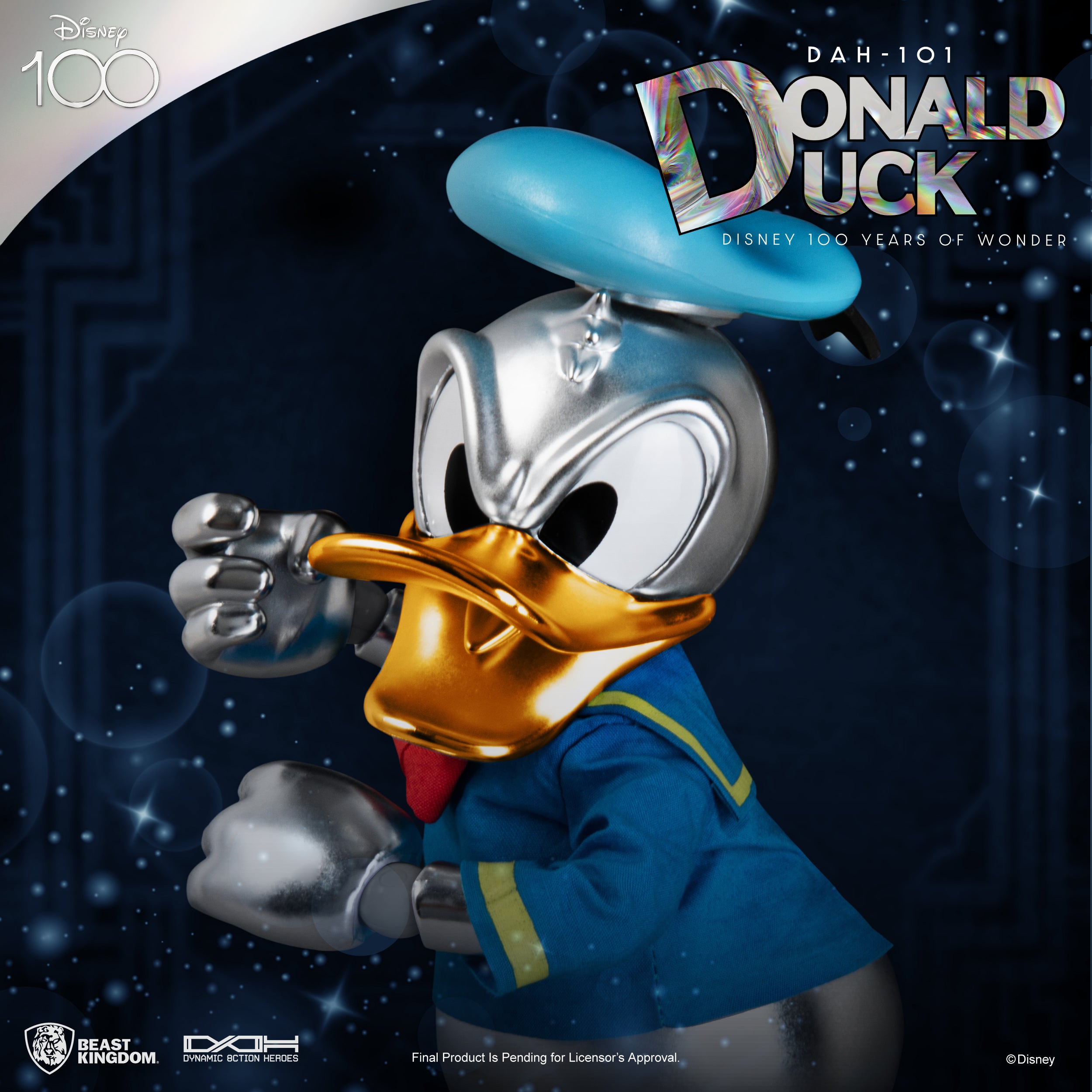 Beast Kingdom DAH-101 Donald Duck Disney 100 Years of Wonder  Dynamic 8ction Heroes