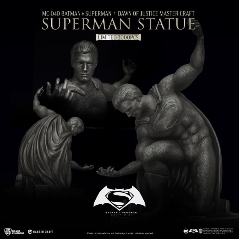 Beast Kingdom Limited 3 000 Pieces Mc-040 Batman V Superman: Dawn Of Justice Master Craft Superman