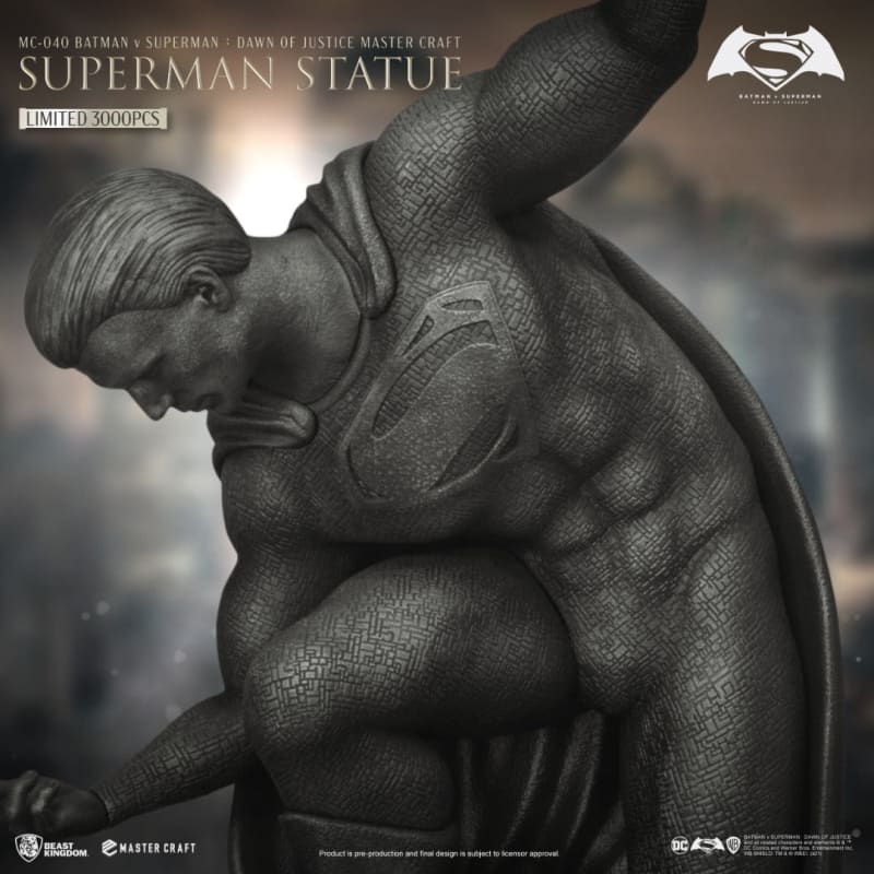 Beast Kingdom Limited 3 000 Pieces Mc-040 Batman V Superman: Dawn Of Justice Master Craft Superman
