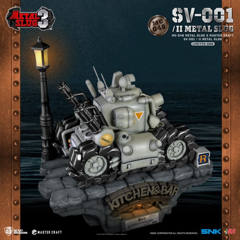 Beast Kingdom Mc-048 Metal Slug3 Sv-001/Ii Slug 1:4 Scale Master Craft Figure Statue Mc