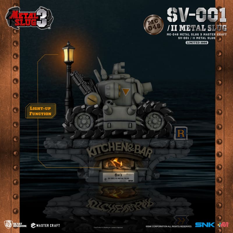 Beast Kingdom Mc-048 Metal Slug3 Sv-001/Ii Slug 1:4 Scale Master Craft Figure Statue Mc