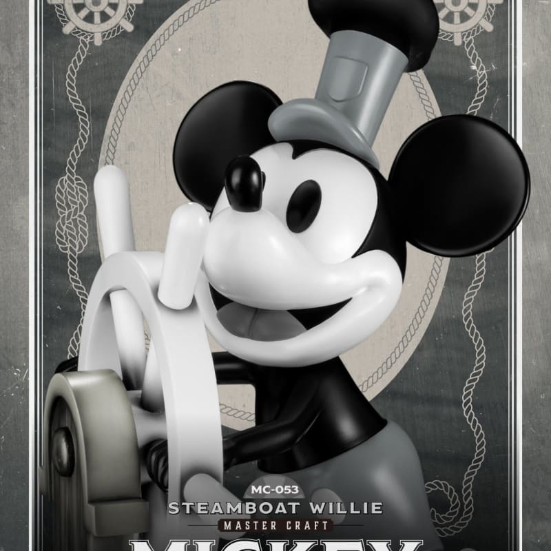 Beast Kingdom Mc-053 Disney Steamboat Willie Mickey Master Craft Figure Statue Mc