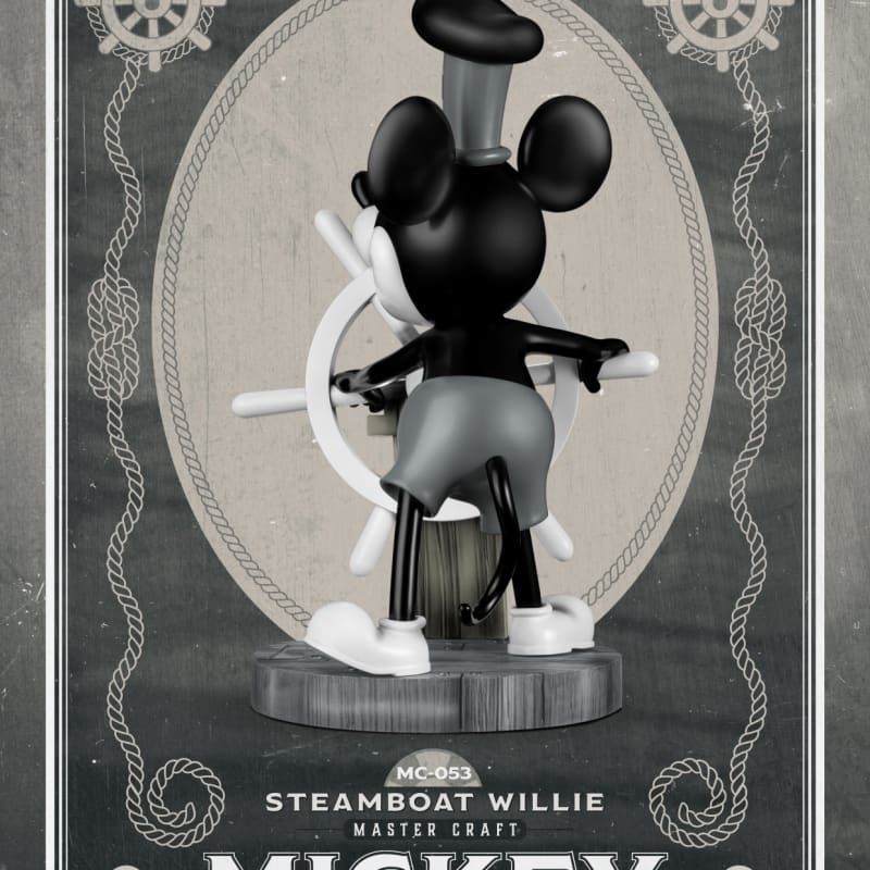 Beast Kingdom Mc-053 Disney Steamboat Willie Mickey Master Craft Figure Statue Mc