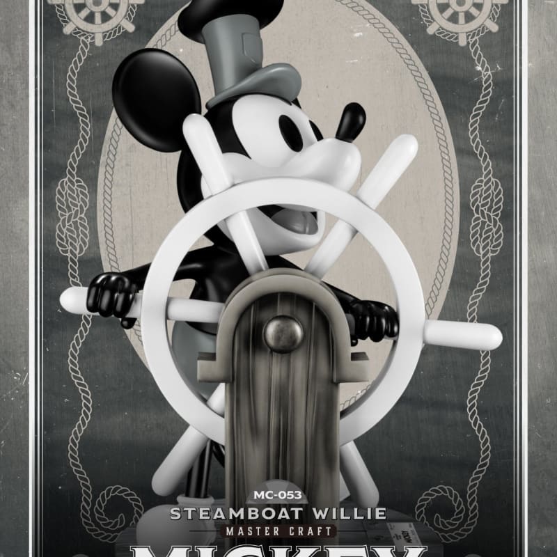 Beast Kingdom Mc-053 Disney Steamboat Willie Mickey Master Craft Figure Statue Mc