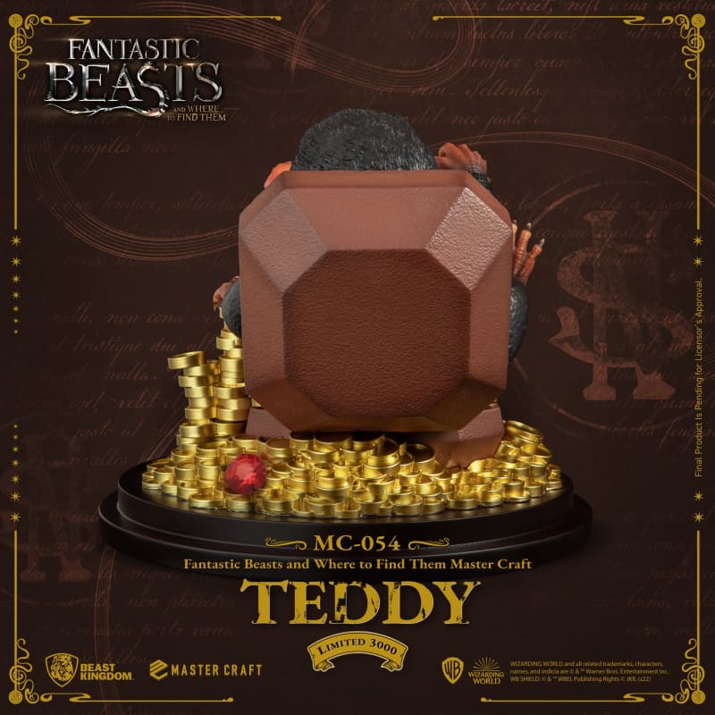 Beast Kingdom Mc-054 Warner Bros Fantastic Beasts And Where To Find Them Teddy 1:4 Scale Master