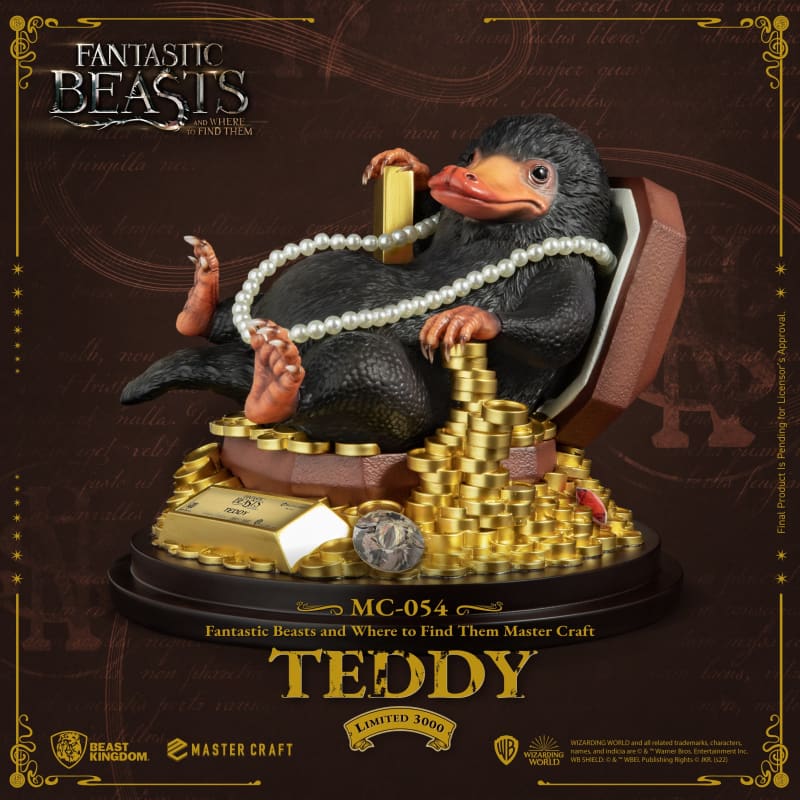Beast Kingdom Mc-054 Warner Bros Fantastic Beasts And Where To Find Them Teddy 1:4 Scale Master