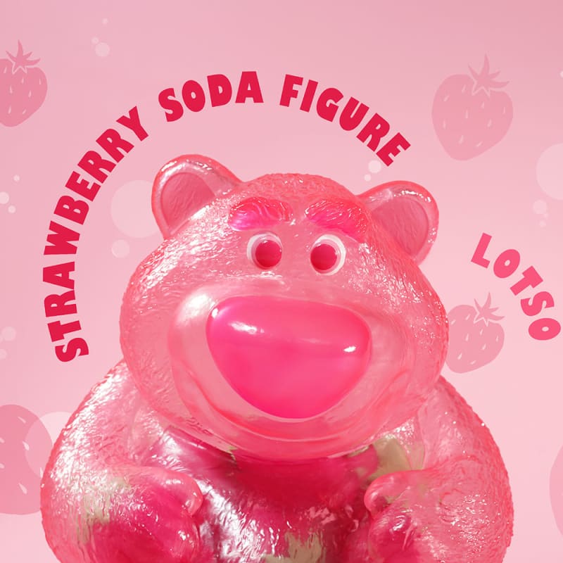 Soap Studio Px024 Pixar Lotso Strawberry Soda Figure