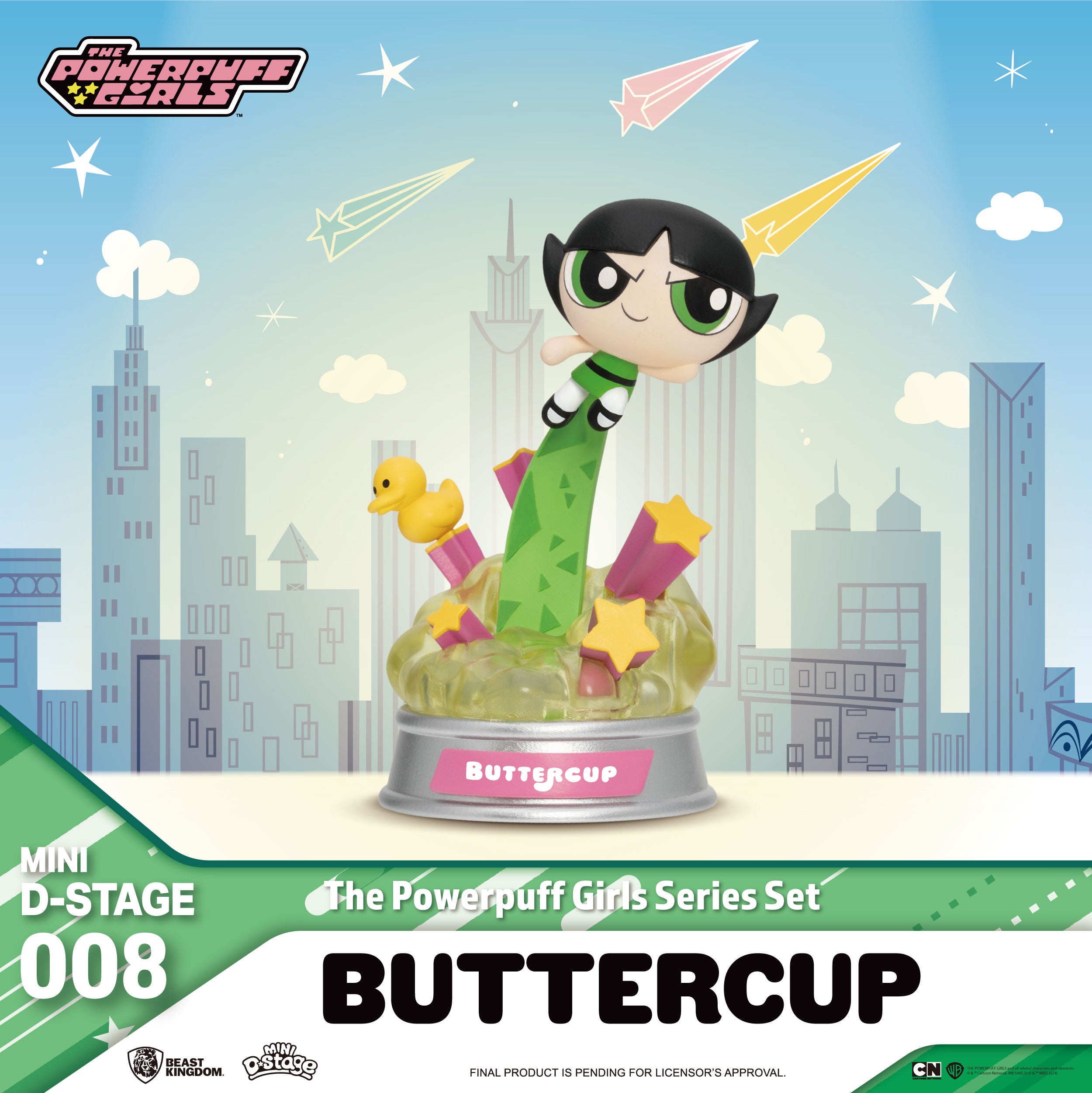 Beast Kingdom MDS-008-The Powerpuff Girls Series-Blind Box Set(6 PCS)