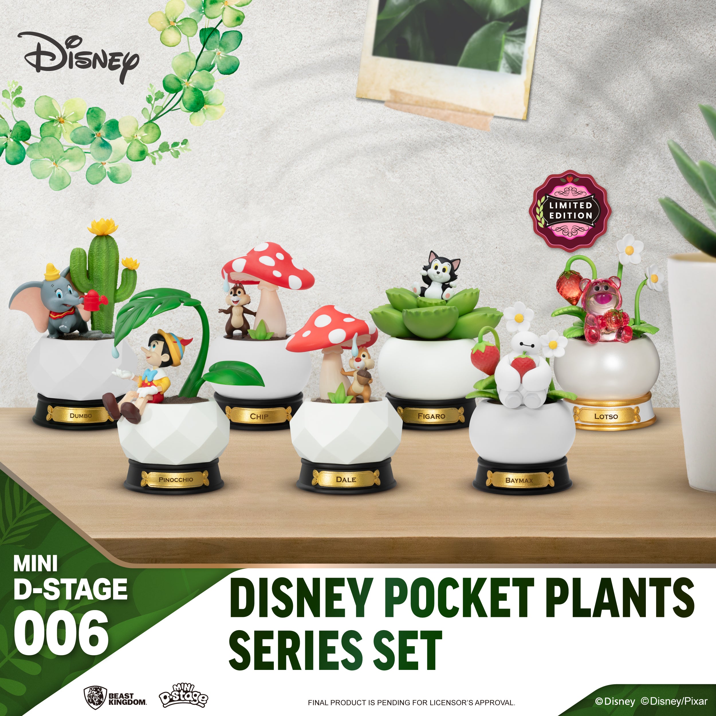 Beast Kingdom MDS-006-Disney Pocket Plants Series-Blind Box Set (6 PCS)