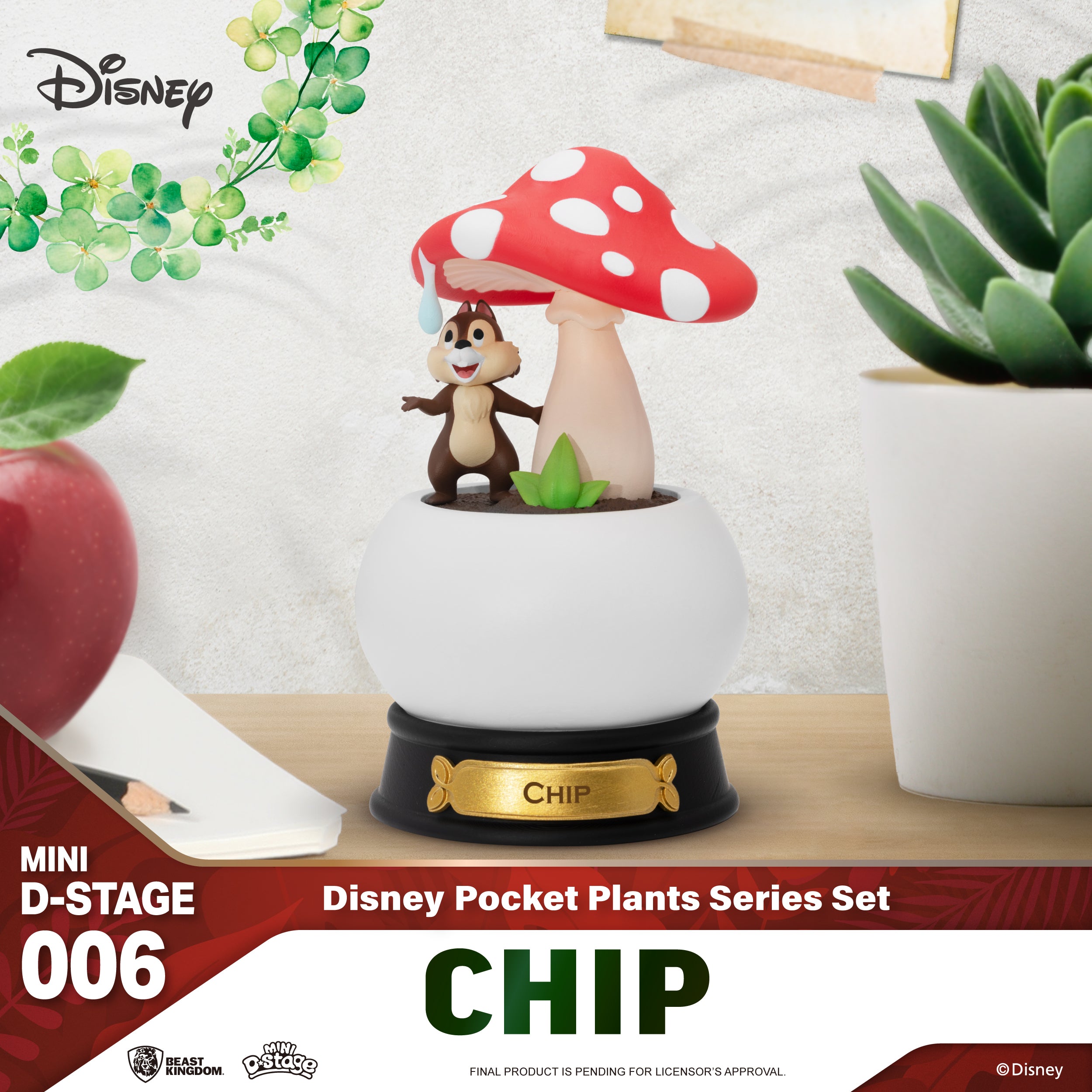 Beast Kingdom MDS-006-Disney Pocket Plants Series-Blind Box Set (6 PCS)