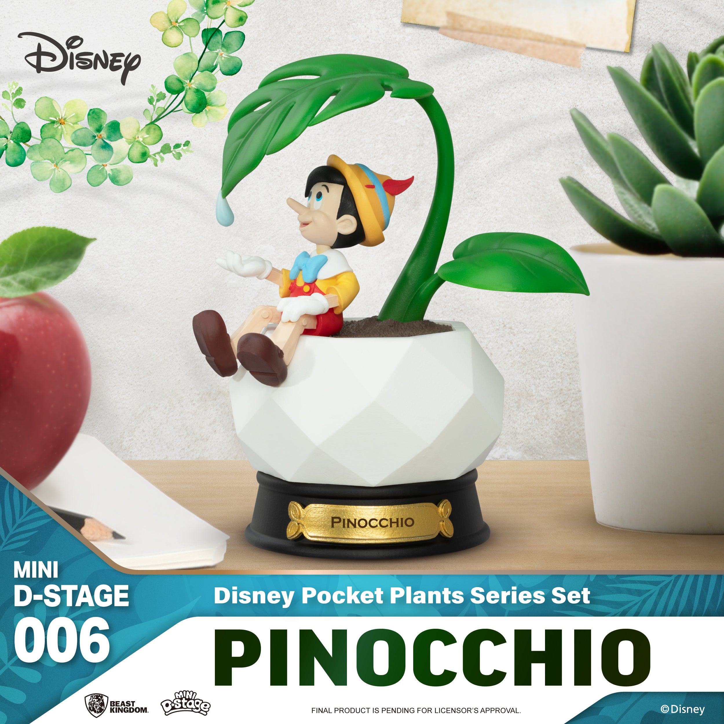 Beast Kingdom MDS-006-Disney Pocket Plants Series-Blind Box Set (6 PCS)