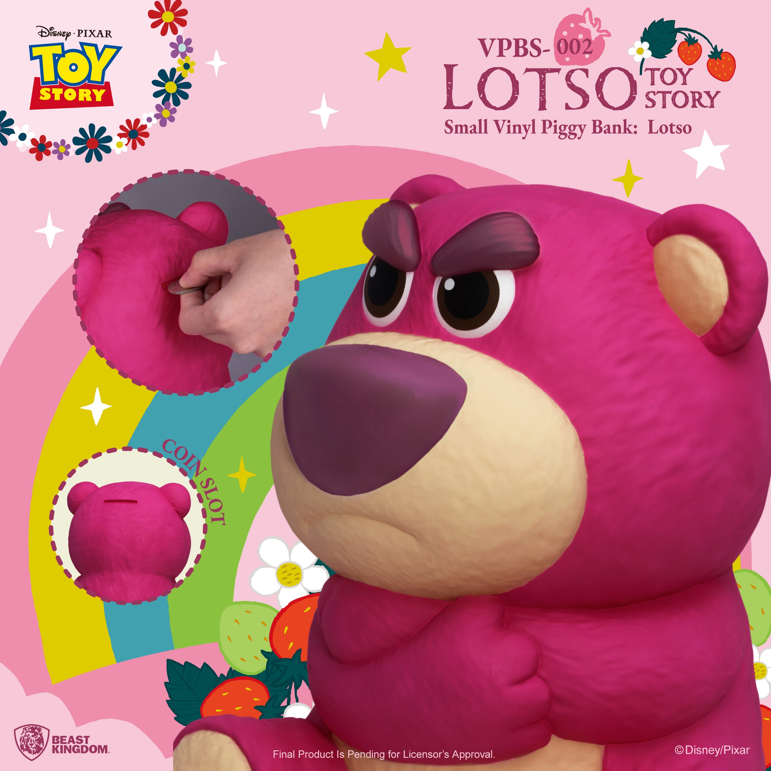 Beast Kingdom VPBS-002 TOY STORYS Small Vinyl Piggy Bank: Lotso