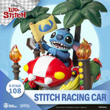 Beast Kingdom DS-108 Disney Stitch Racing Car Diorama Stage D-Stage Figure Statue