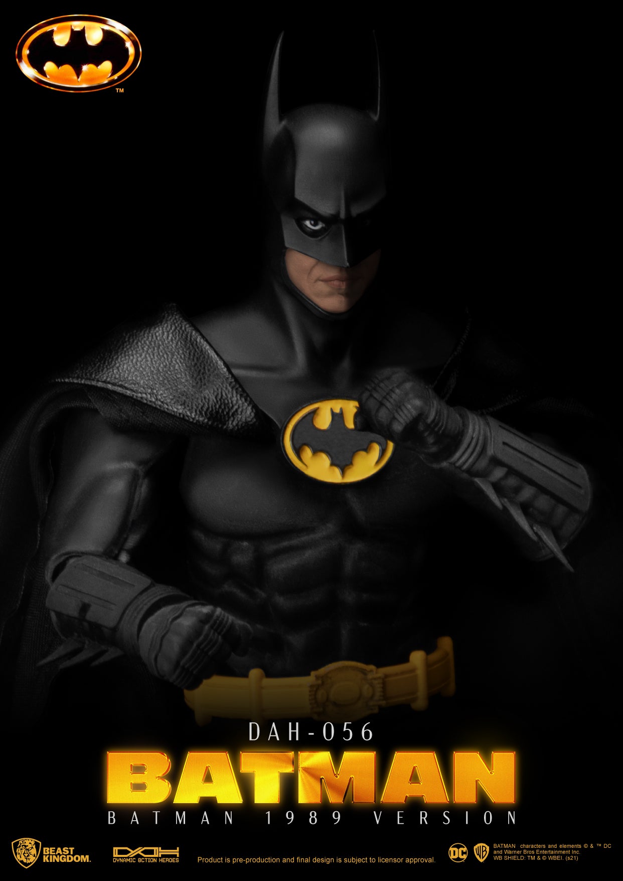 Beast Kingdom DAH-056 Batman 1989: Batman Dynamic 8ction Heroes Action Figure